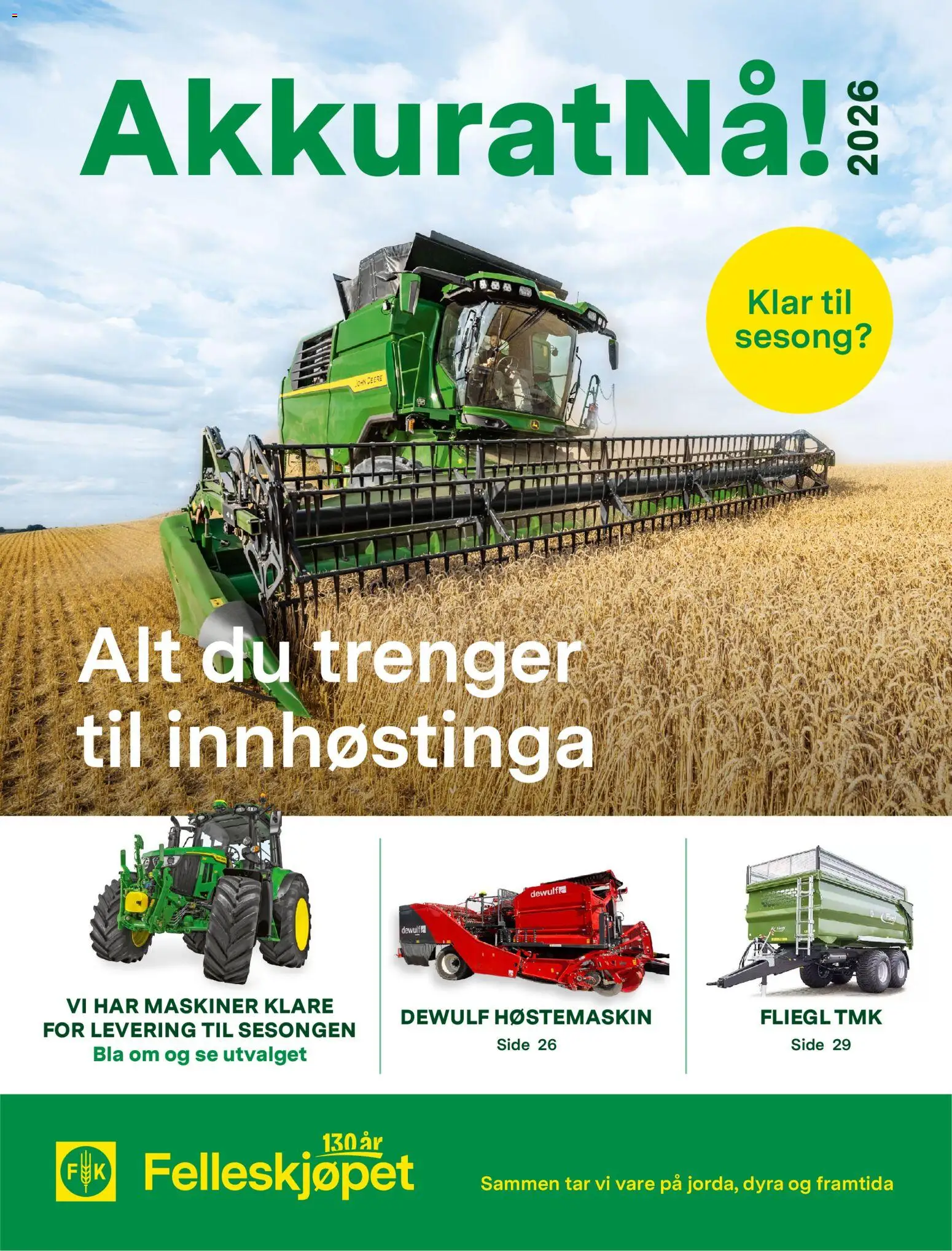 Felleskjøpet AkkuratNå! 2026 (02/07/2026 – 31/12/2026) – Kundeavis og tilbud