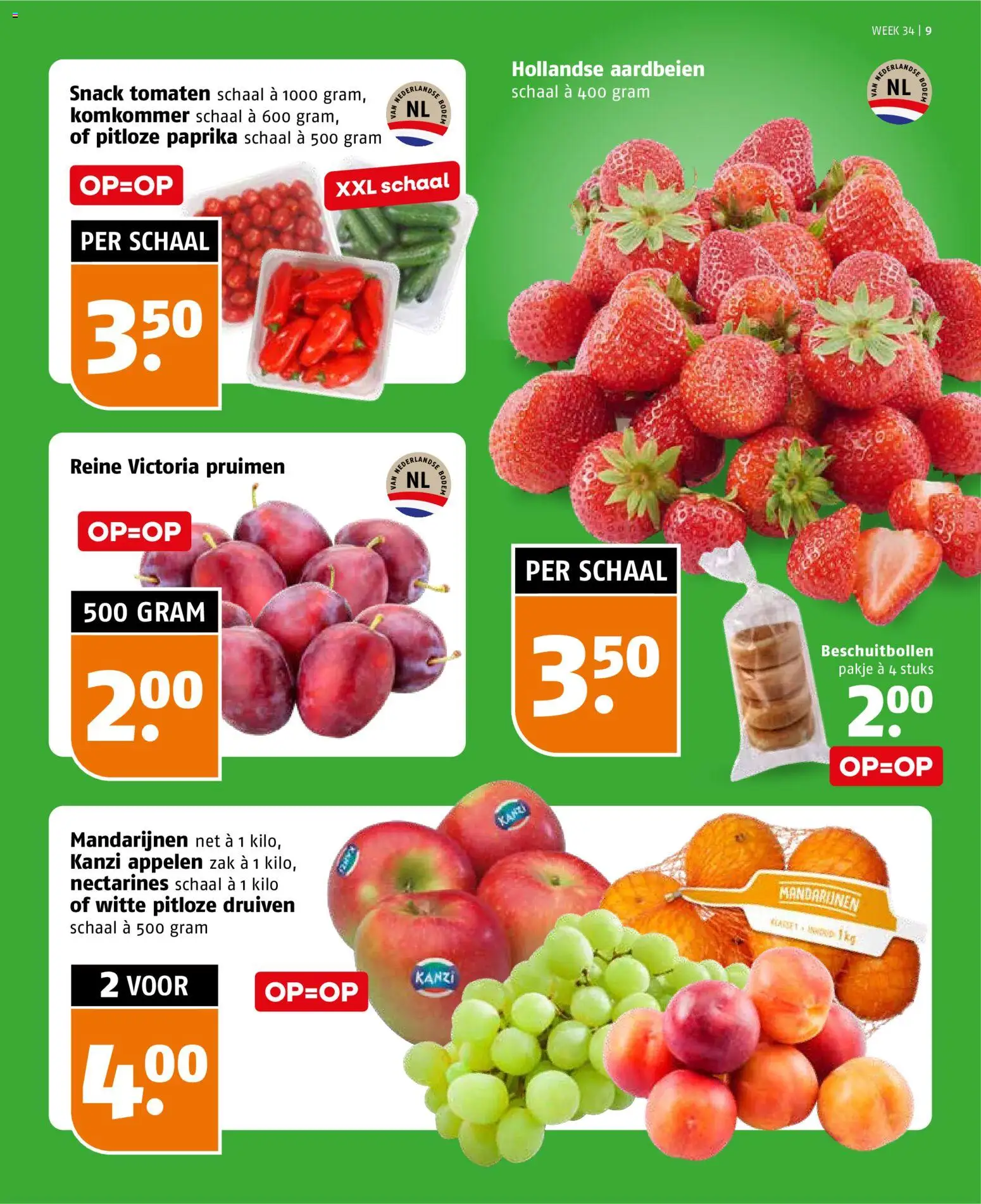 {H1} | Pagina: 9 | Producten: Nectarines, Tomaten, Zak, Paprika