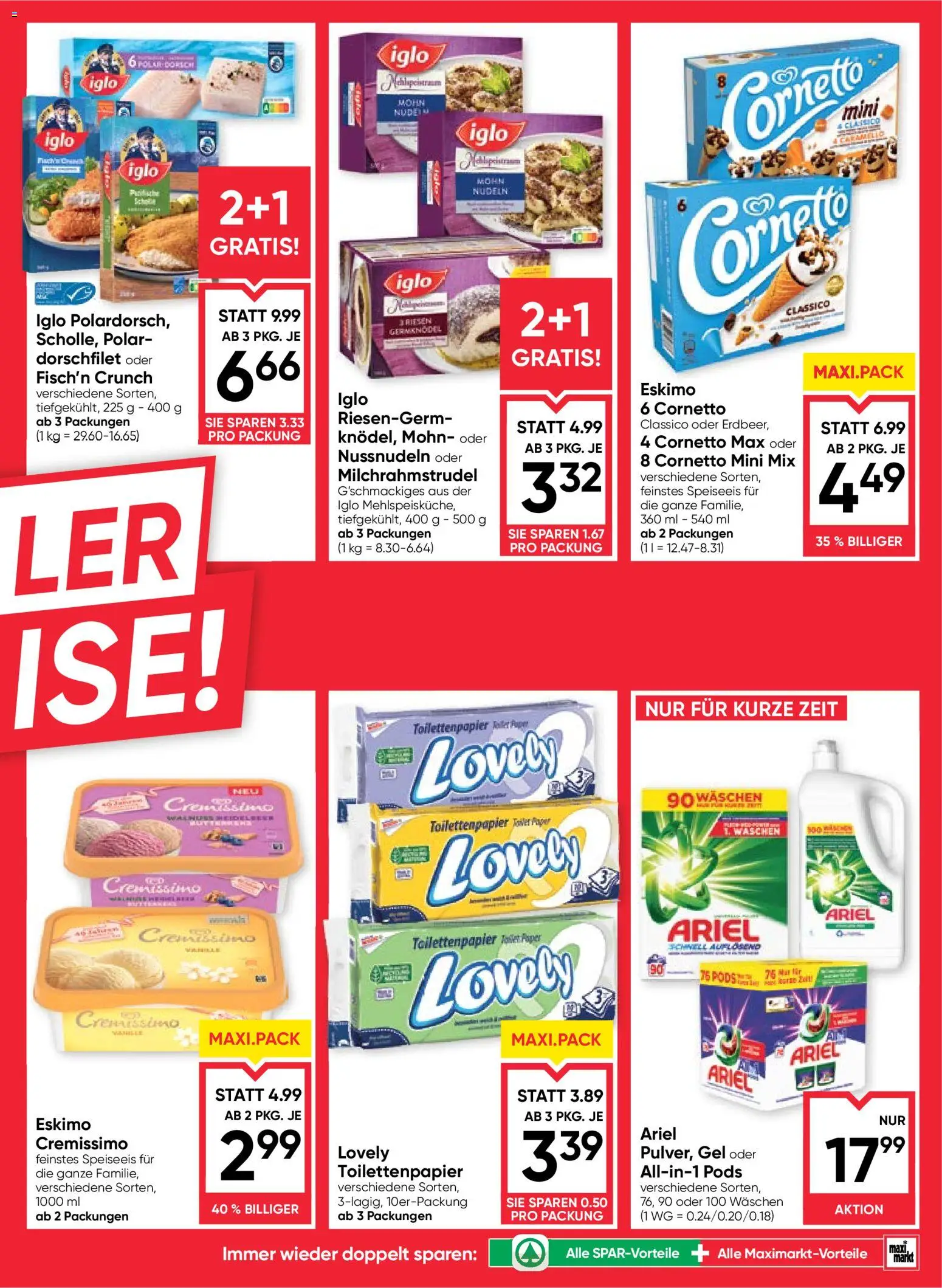 Maximarkt Flugblatt gültig ab 16.04.2026 | Seite: 3 | Produkte: Nudeln