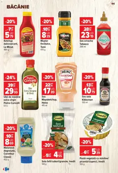 Ofertele Carrefour valabile de la 24.06.2026 | Pagină: 44 | Produse: Eğitim ve Zeka Geliştirici Oyuncaklar, Măsline, Maioneză, Sos