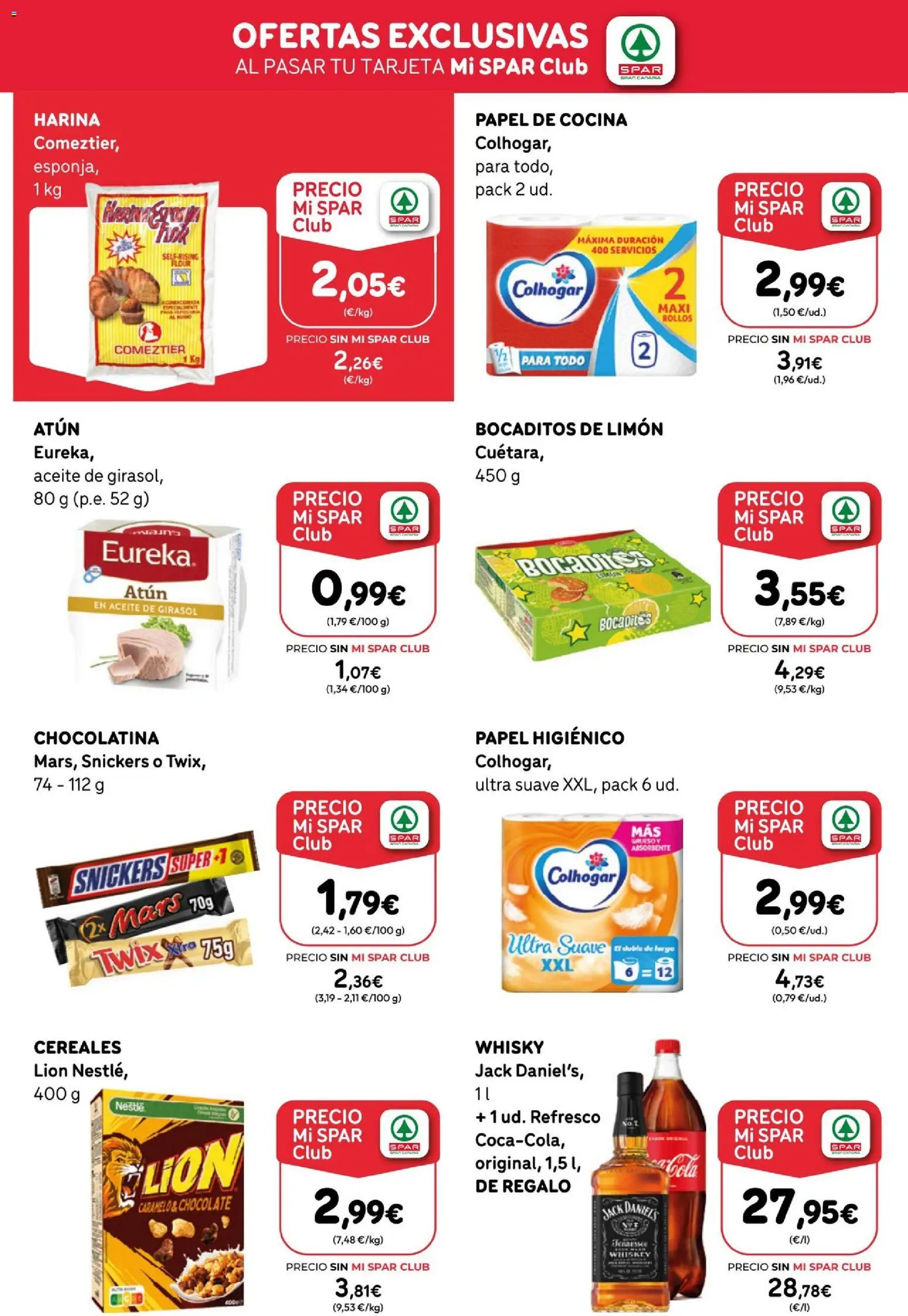 Spar folleto │ válido desde el 30/10/2026 | Página: 8 | Productos: Aceite, Harina, Papel higienico, Cocina