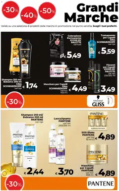 Anteprima del volantino Ipercoop volantino Sicilia valido a partire dal 11/09/2026 | Pagina: 18 | Prodotti: Balsamo, Maschera per capelli, Maschera, Lacca