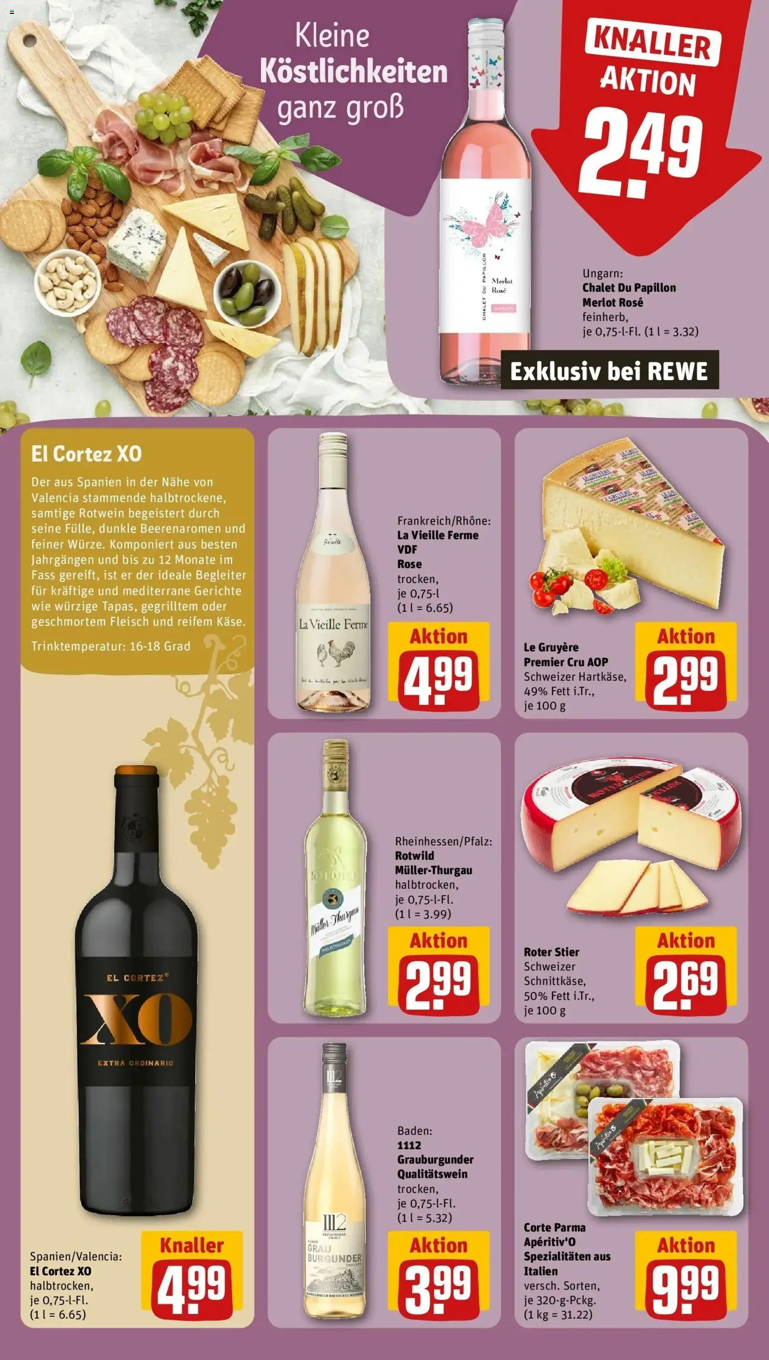 REWE Prospekt ab 31.08.2026 zum Blättern » Angebote | Seite: 16 | Produkte: Rotwein, Spezialitäten, Gerichte, Fleisch