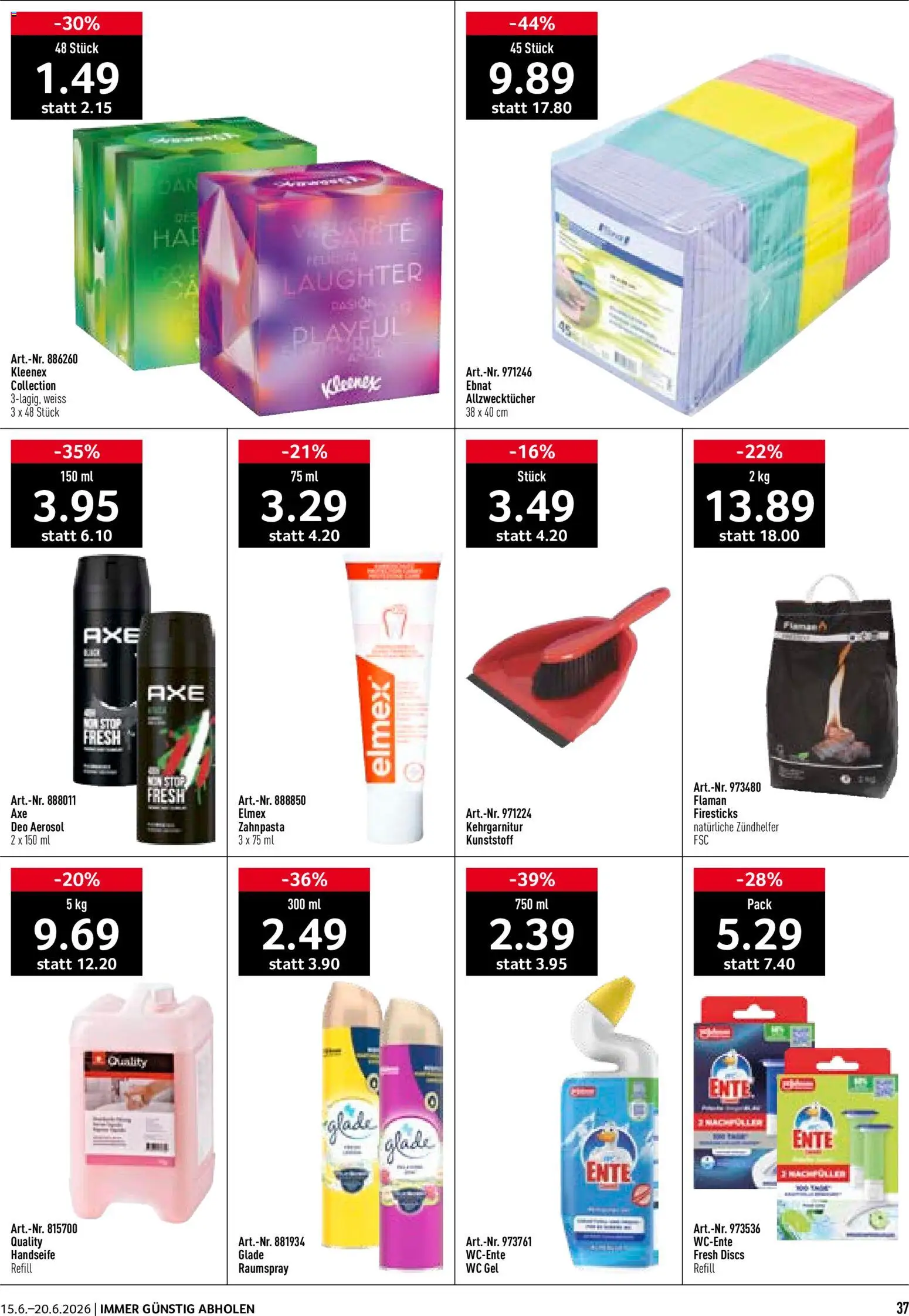 Prodega aktionen – gültig ab 15.06.2026 | Seite: 37 | Produkte: Zahnpasta
