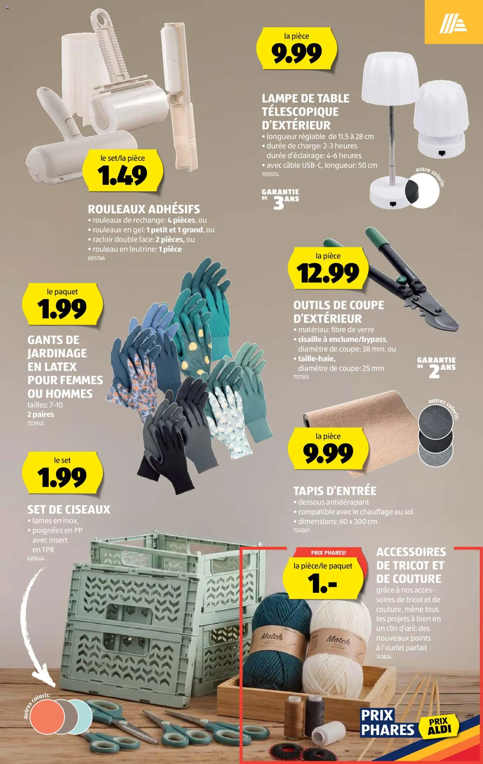 Aldi aktionen FR – gültig ab 10.09.2026 | Seite: 19 | Produkte: Dessous, Lampe