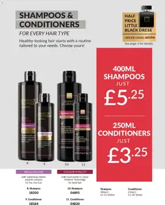 Preview of AVON - Offers valid from 01.05.2026 | Page: 186 | Products: Shampoo, Conditioner, Dress