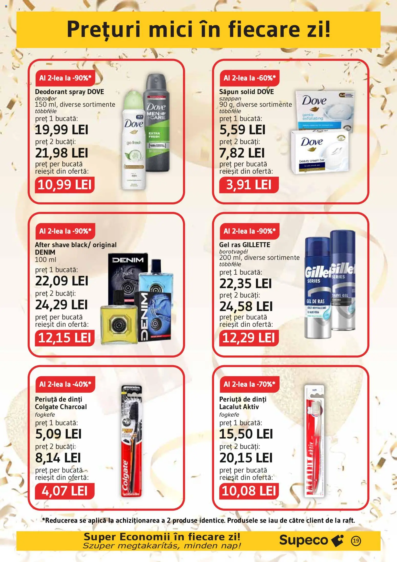 Noul catalog Supeco – valabil de la 03.09.2026 | Pagină: 19 | Produse: Săpun solid, Mici, Săpun, Deodorant