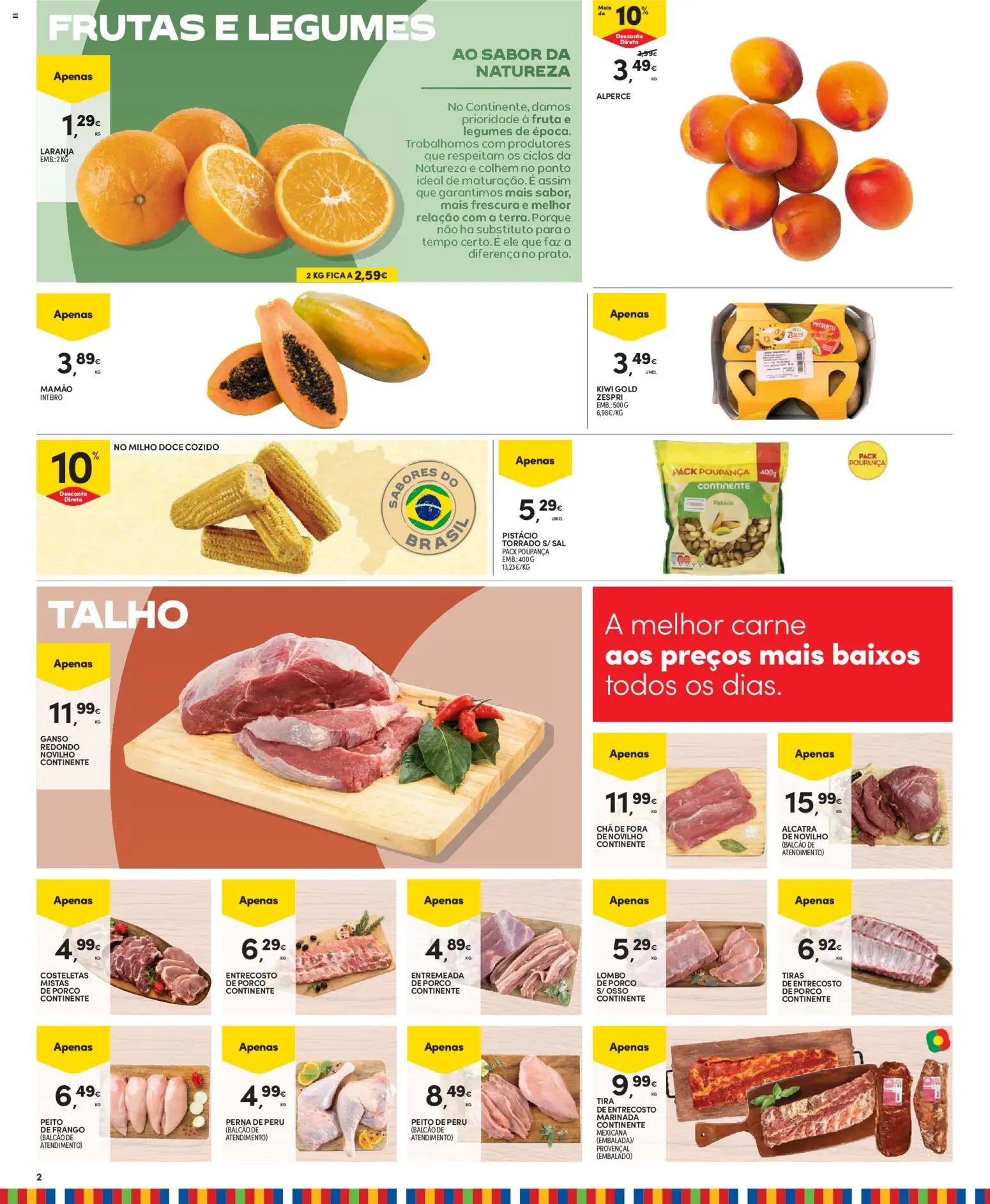 Continente Madeira │ válido de 09.06.2026 | Página: 2 | Produtos: Frango, Peru, Chá, Carne