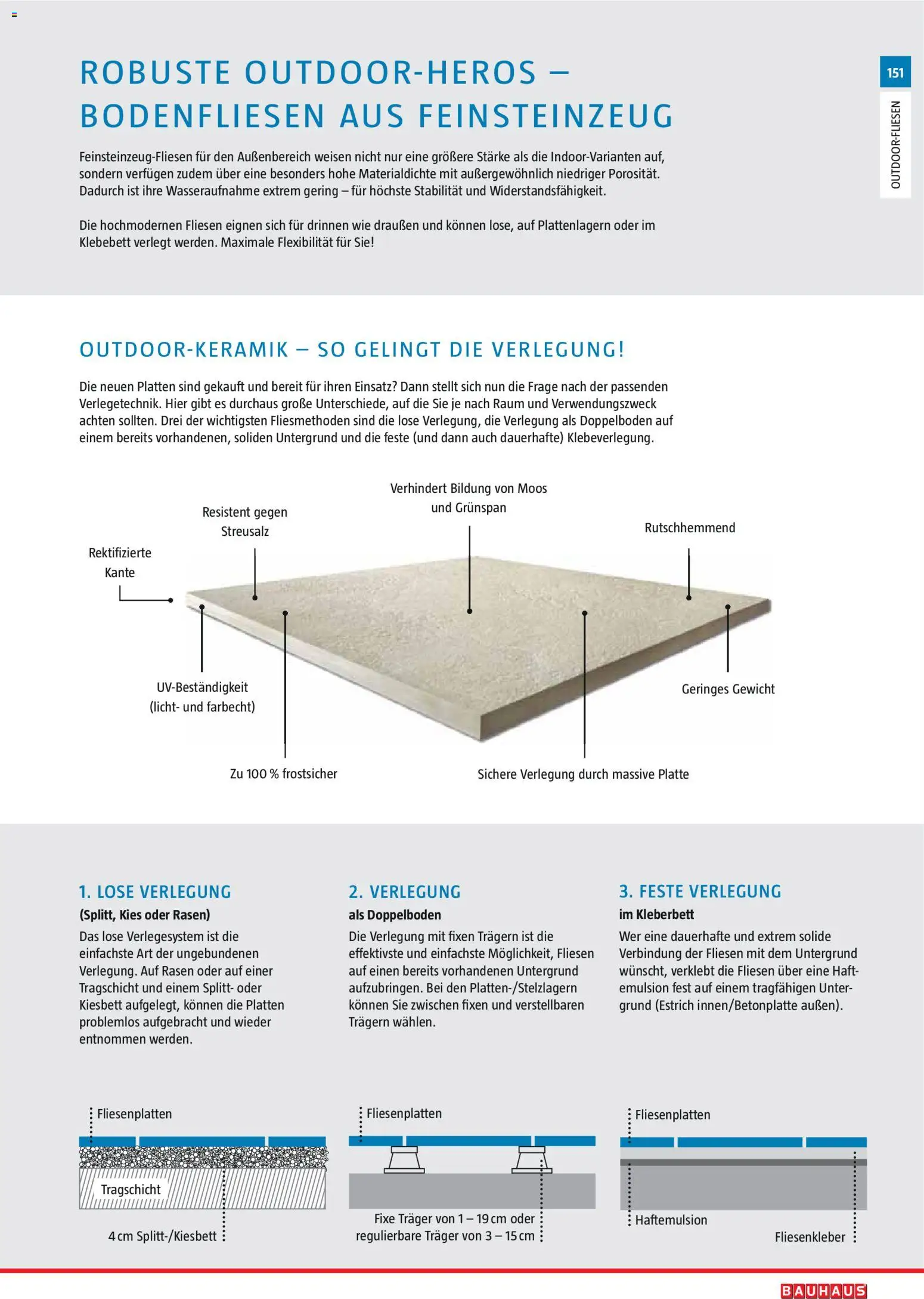 Bauhaus Gartenbaumaterialien 2026 – gültig ab 02.03.2026 | Seite: 151 | Produkte: Gewicht