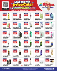 Africa Cash & Carry specials catalogue – valid from 17/09/2026 | Page: 2