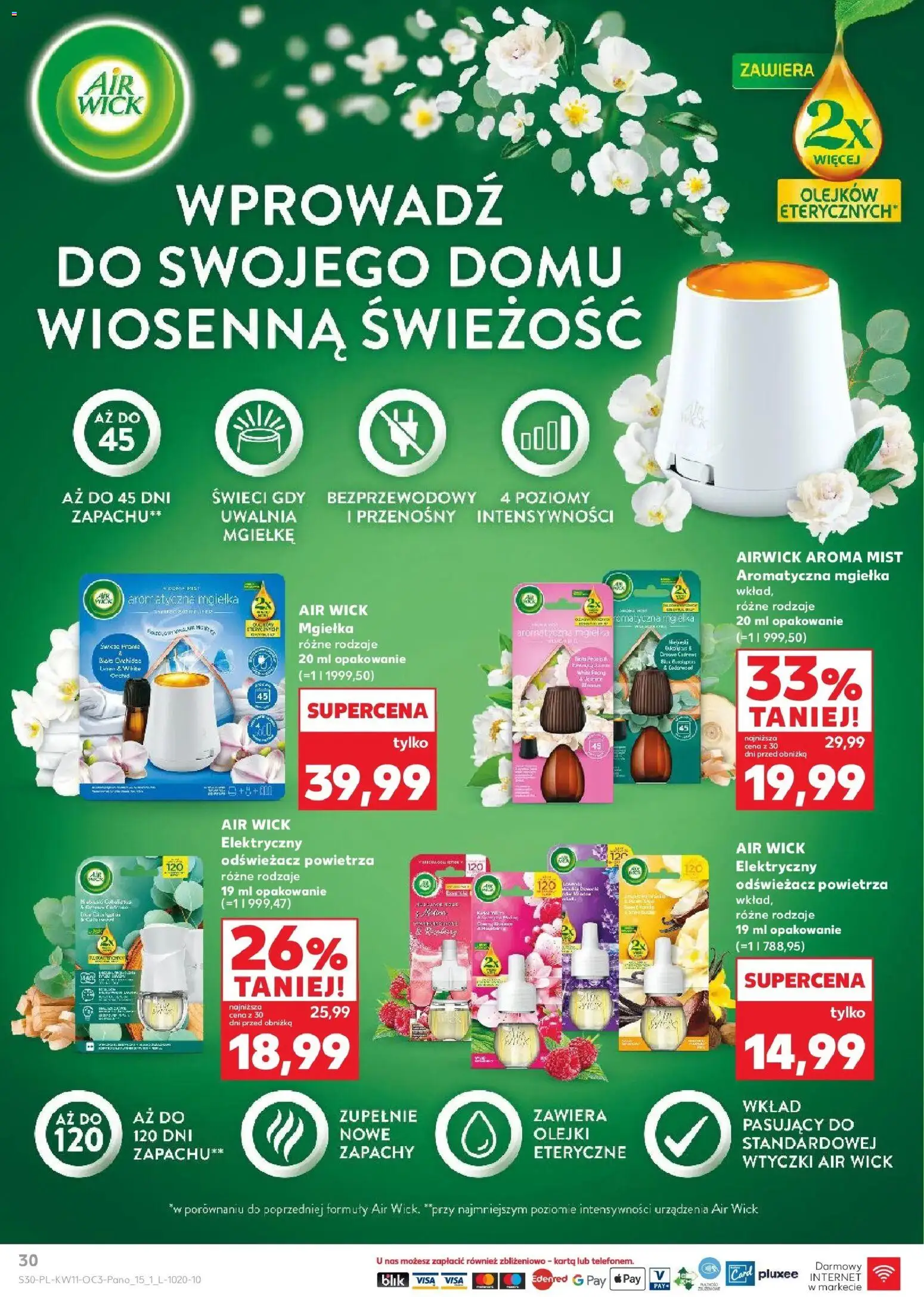 Kaufland gazetka - Dom na Wielkanoc od 12.03.2026 | Strona: 30 | Produkty: Odświeżacz, Karta, Odświeżacz powietrza