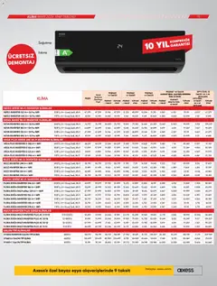 01.05.2026 tarihinden itibaren geçerli olan Vestel kataloğu önizlemesi | Sayfa: 15 | Ürünler: Klima