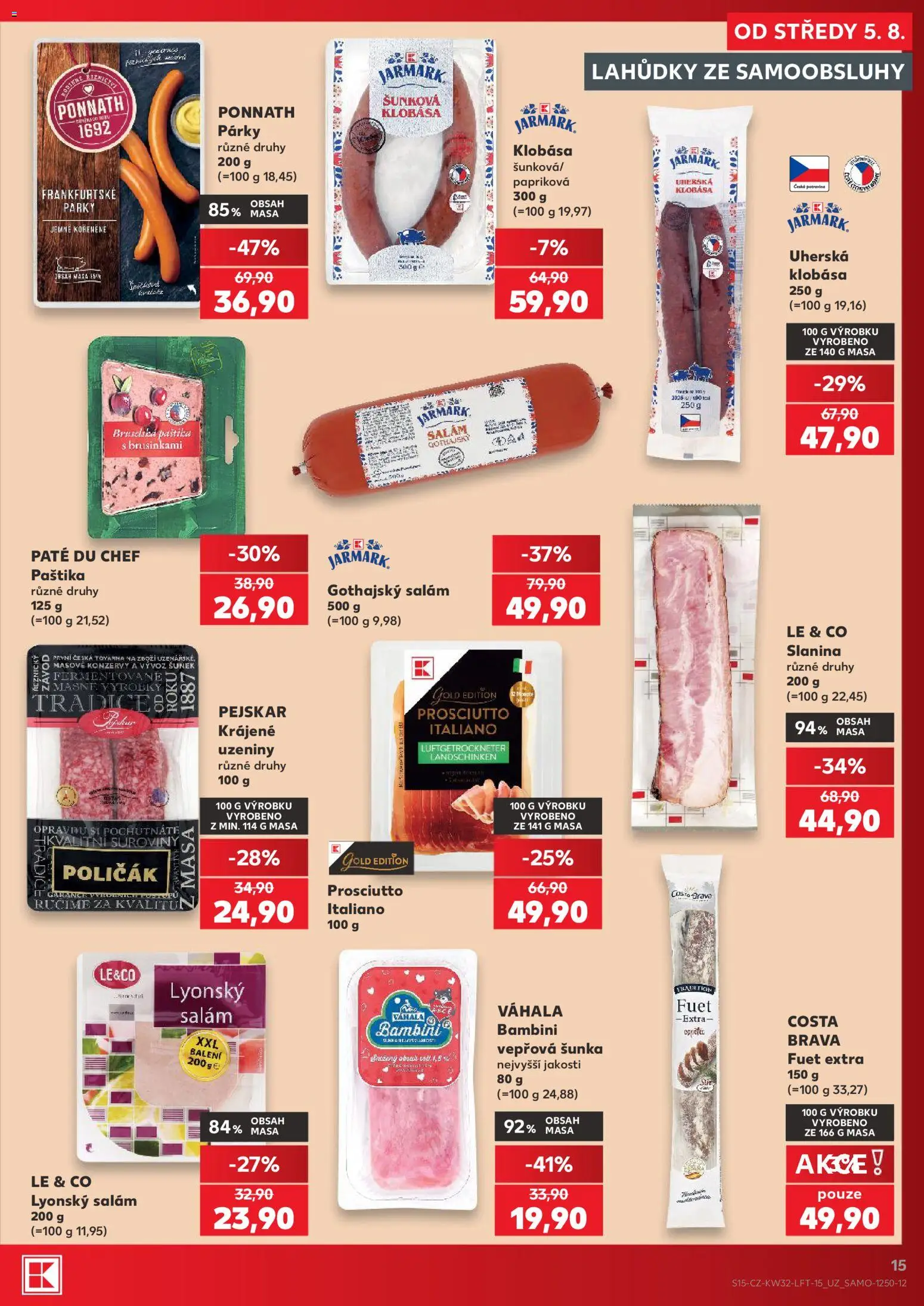 Kaufland leták od 05.08.2026 | Strana: 15