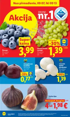 LIDL leidinys galioja nuo 2026.09.07 | Puslapis: 2 | Prekių: Pievagrybiai, Šilauogės, Vynuogės