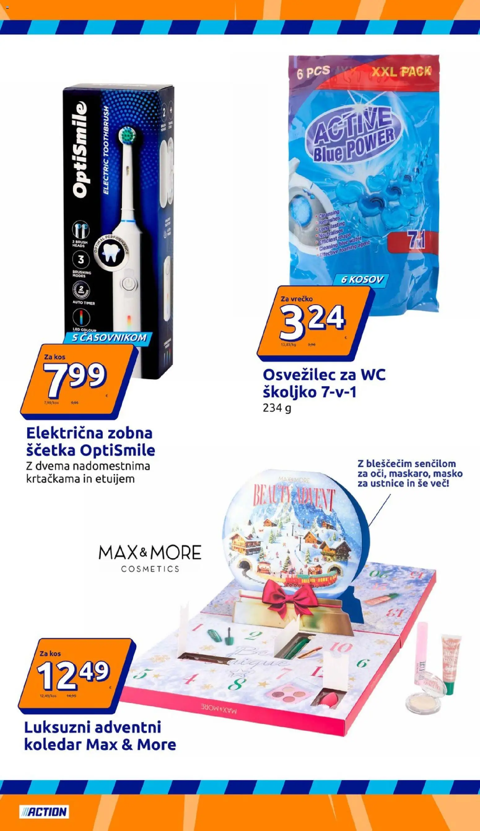 Novi Action katalog ponudbe – veljaven od 30.09.2026 | Stran: 18 | Izdelki: Elektricna zobna scetka, Kos, Zobna scetka