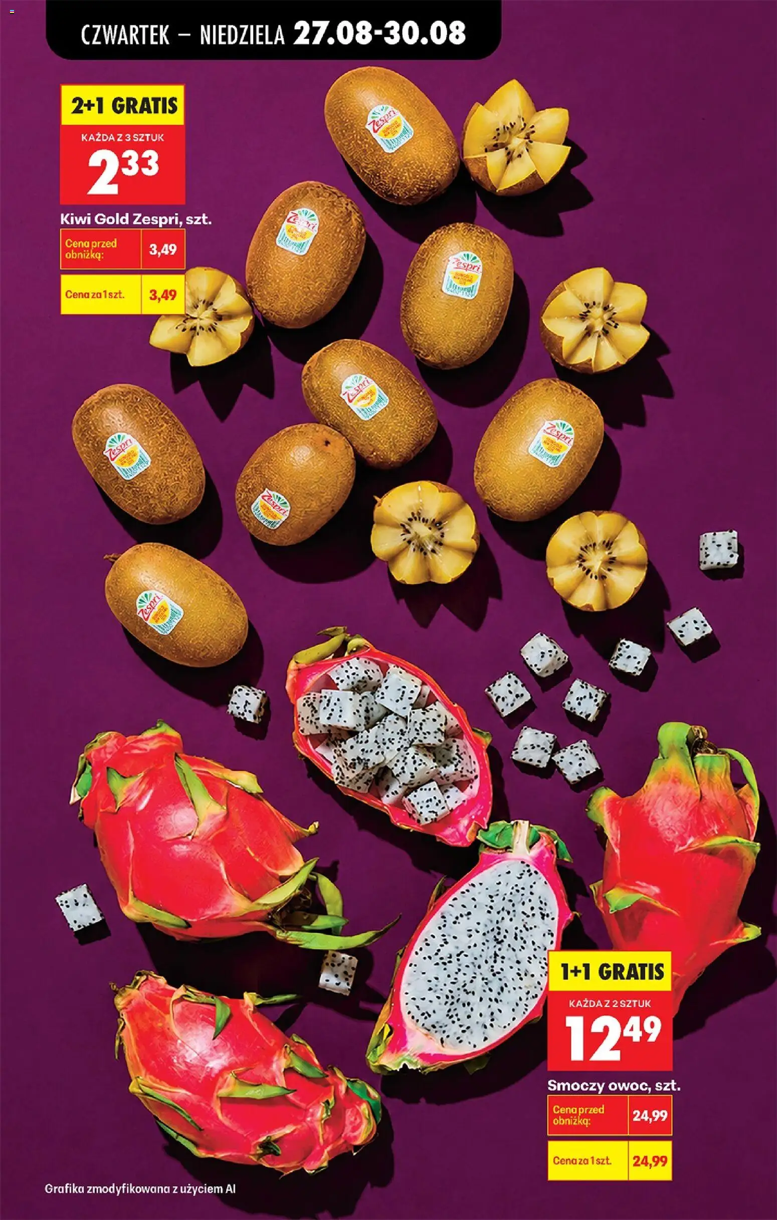 Biedronka gazetka od czwartku od 27.08.2026 | Strona: 31 | Produkty: Smoczy owoc, Kiwi