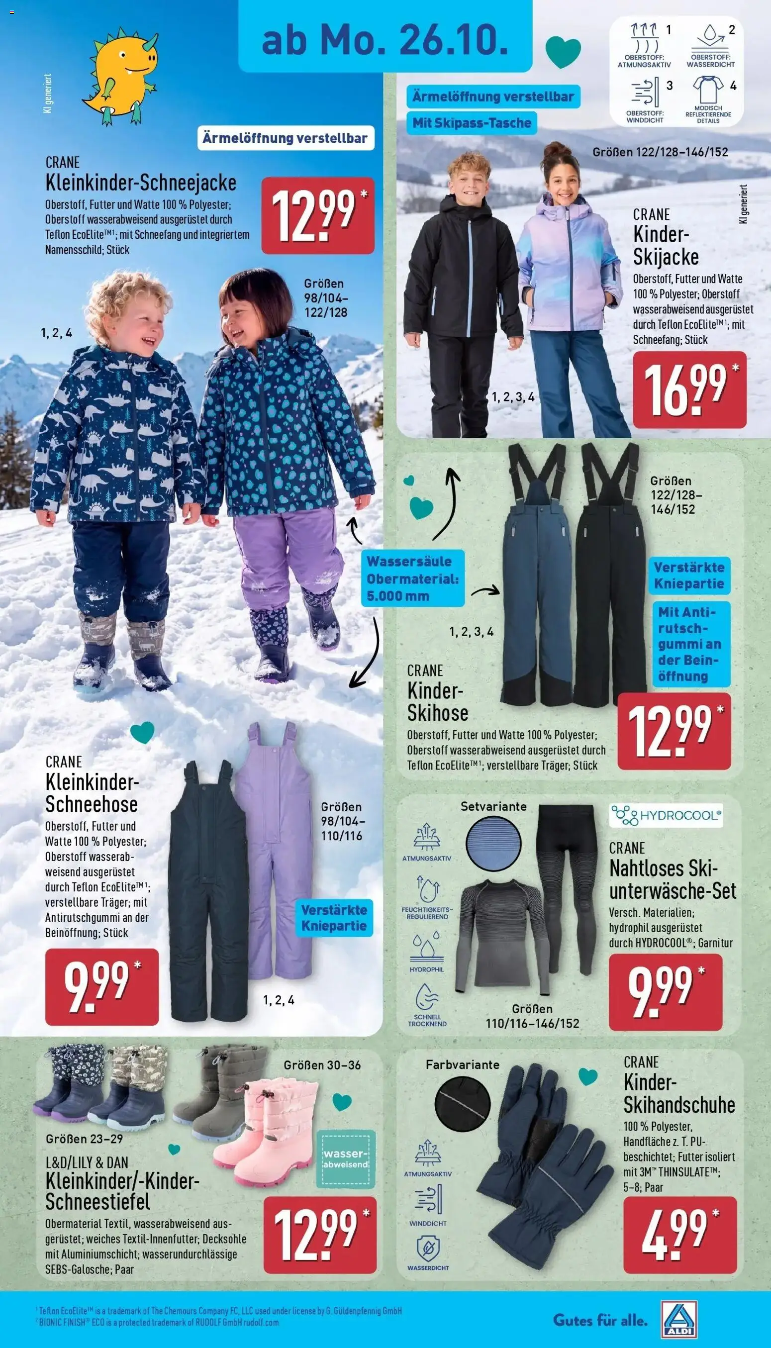 Aldi Aktueller Prospekt (ab 26.10.2026) » Angebote Online | Seite: 17 | Produkte: Ski, Wasser