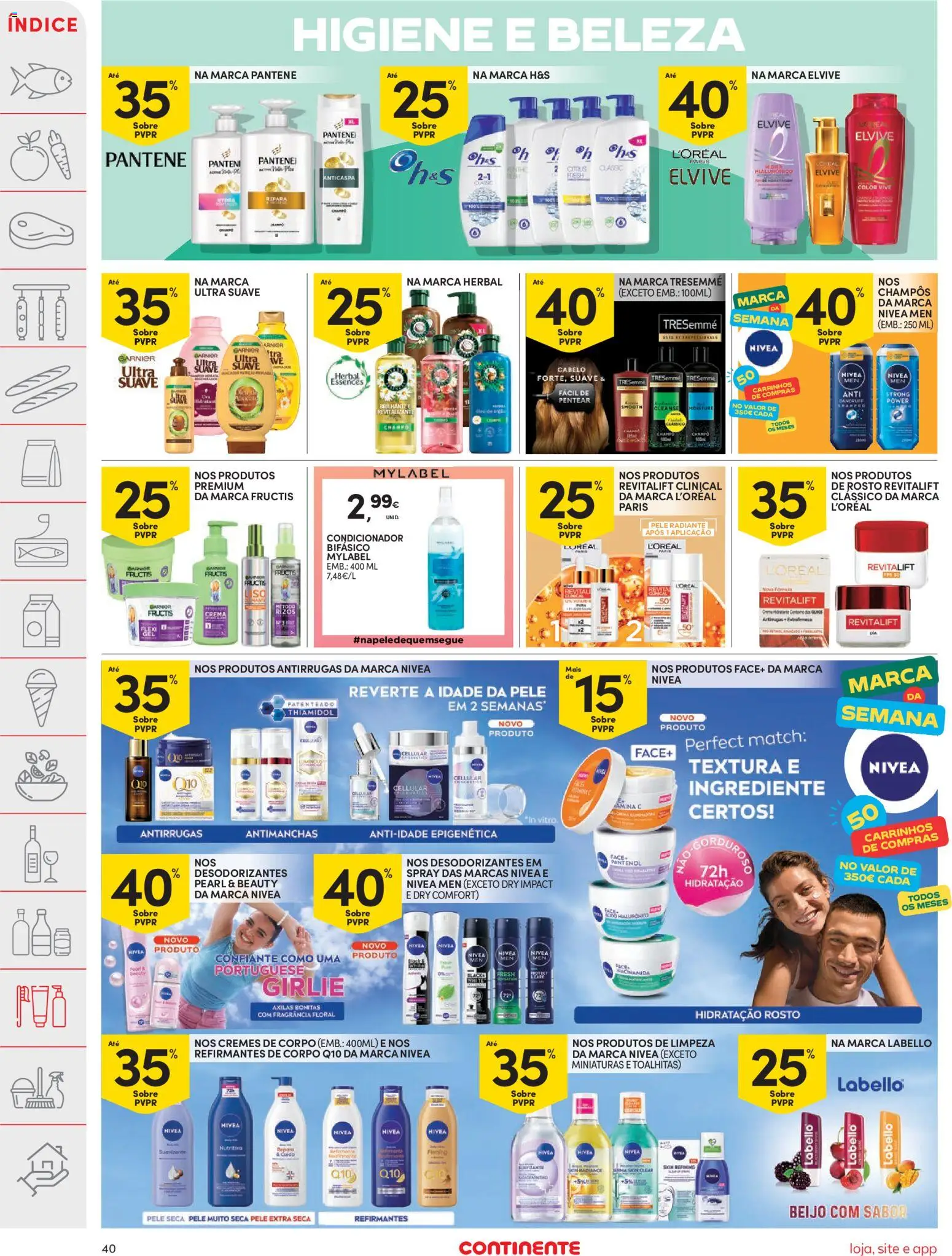 Continente folheto │ válido de 21/07/2026 | Página: 40 | Produtos: Fragrância, Condicionador