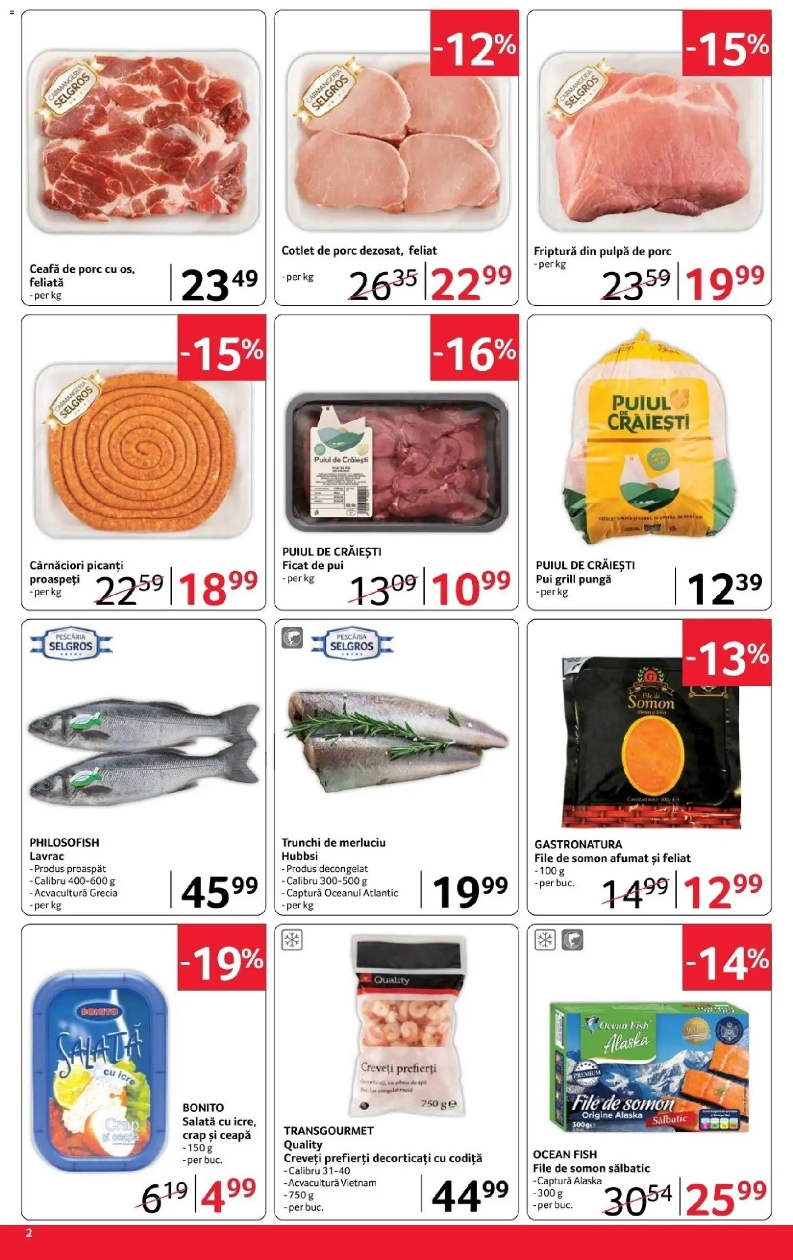 Noul catalog Selgros – valabil de la 03.04.2026 | Pagină: 2 | Produse: Pungă, Grill, Lait de coco, Salată