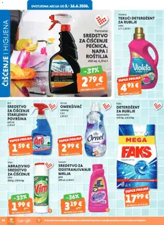 Studenac Katalog - Pregled kataloga iz trgovine Studenac, vrijedi od 10.06.2026 | Stranica: 32 | Proizvodi: Faks, Deterdžent, Abrazivno sredstvo, Violeta