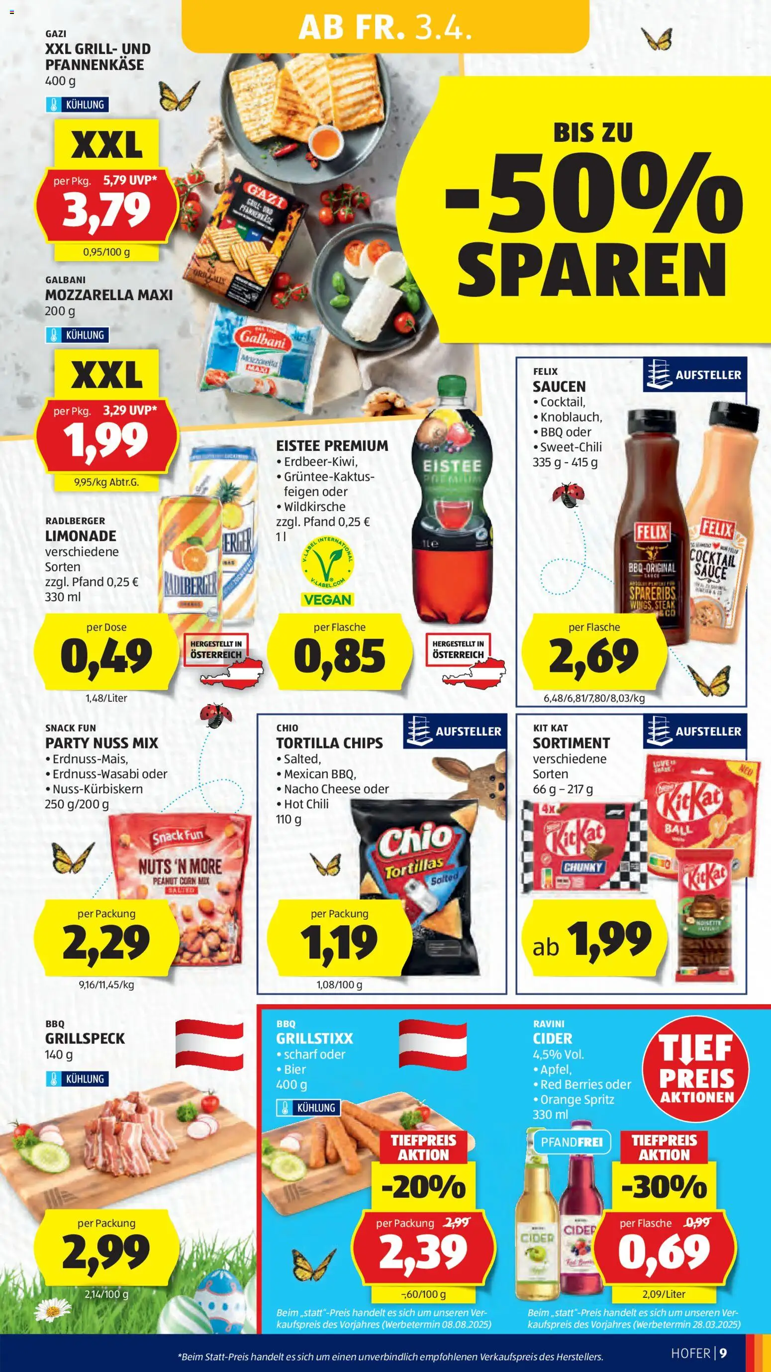 Hofer Flugblatt gültig ab 01.04.2026 | Seite: 11 | Produkte: Chips, Chili, Grill