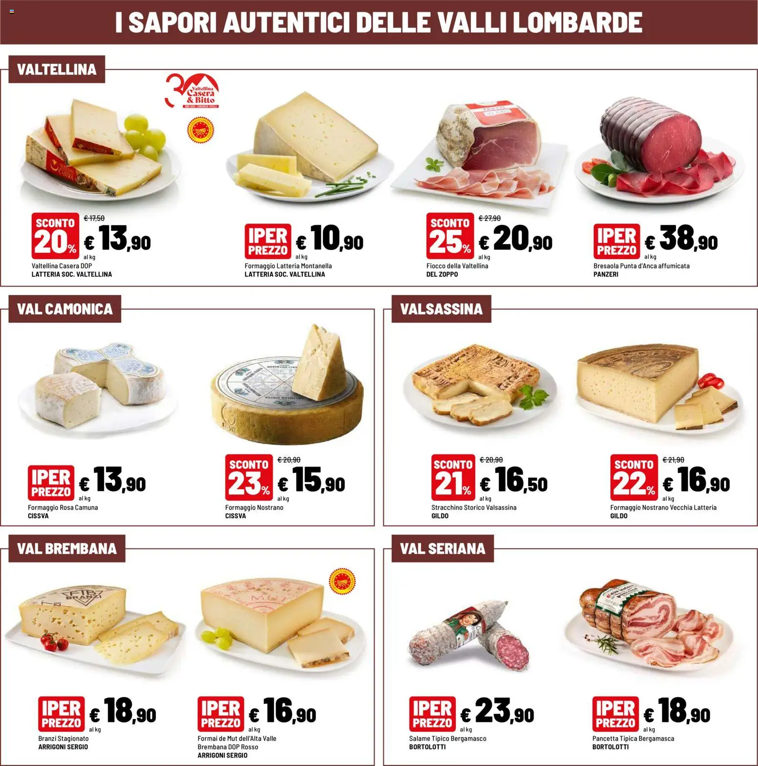Volantino Iper del 11/09/2026 | Pagina: 33 | Prodotti: Salame, Pancetta, Formaggio, Stracchino
