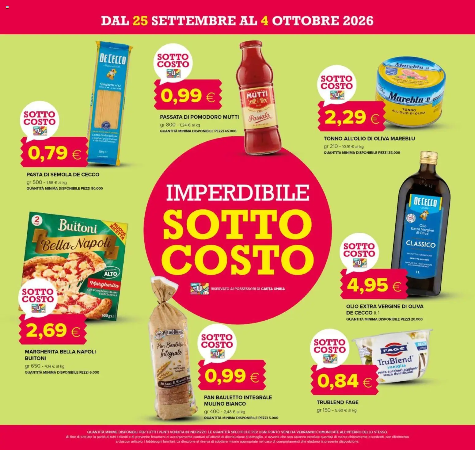 Volantino Tigre del 25/09/2026 | Pagina: 2 | Prodotti: Pasta di semola, Pomodoro, Pasta, Passata di pomodoro