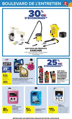 Carrefour - Prévisualisation de Adblue, Additif servant à réduire le taux de dégagement des gaz de type NOx des échappements des moteurs diesel équipés d'un système de réduction catalytique sélective (SRC). valide à partir de 22/09/2026 | Page: 78 | Produits: Bricolage, Huile moteur, Huile moteur 5W30, AdBlue