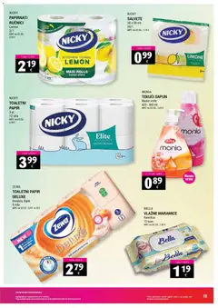 Trgovina Krk Katalog - Pregled kataloga iz trgovine Trgovina Krk, vrijedi od 01.07.2026 | Stranica: 15 | Proizvodi: Vlažne maramice, Salvete, Toaletni papir, Zewa