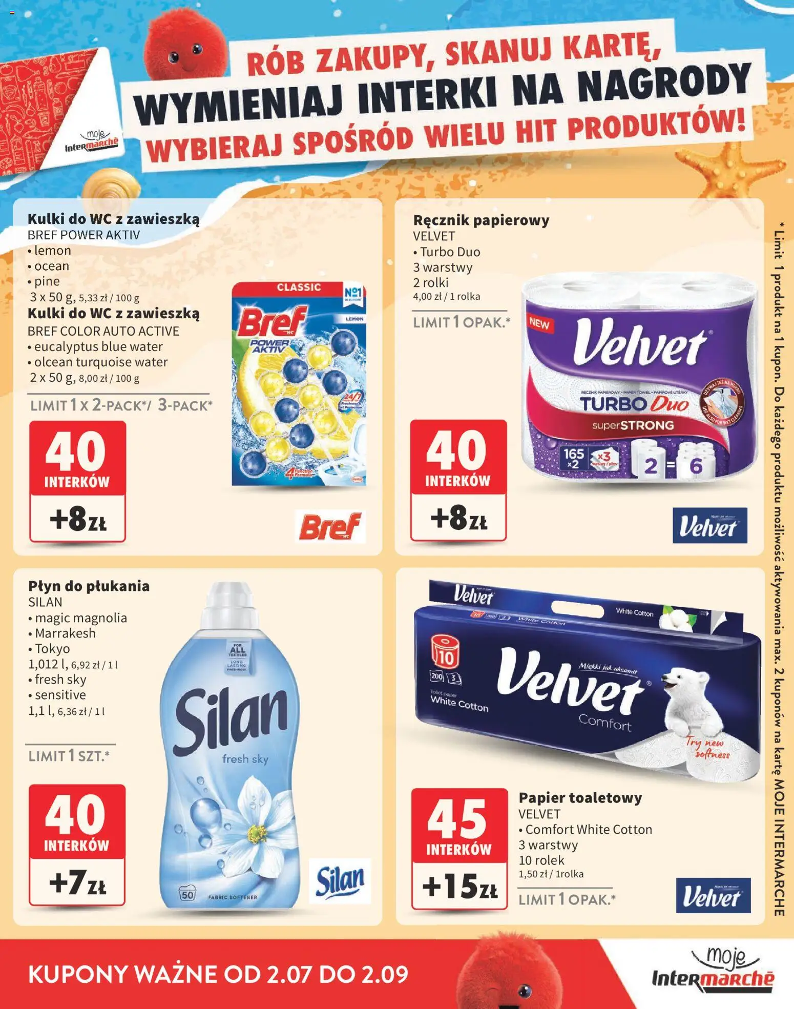 Intermarche gazetka - Katalog nagród od 02.07.2026 | Strona: 17 | Produkty: Papier toaletowy, Rolki, Ręcznik papierowy