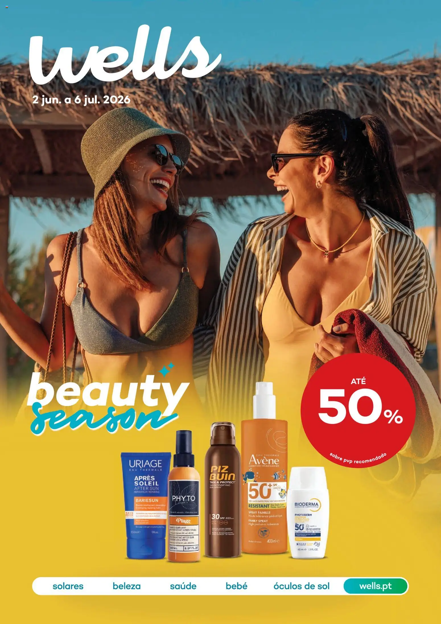 Well’s folheto │ válido de 02.06.2026 | Página: 1 | Produtos: Óculos, Óculos de sol