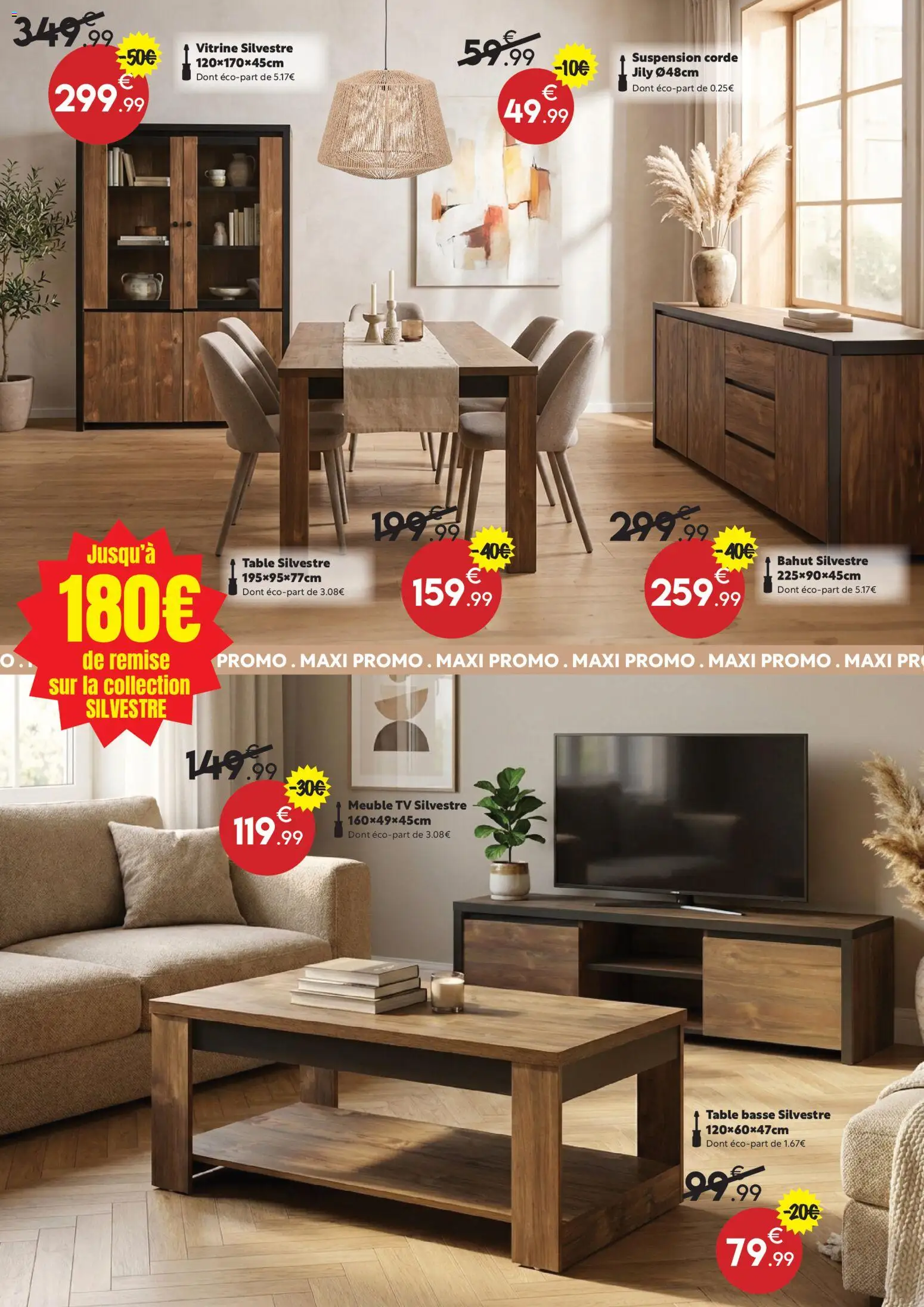 {H1} | Page: 3 | Produits: Vitrine, Suspension, Table basse, Table