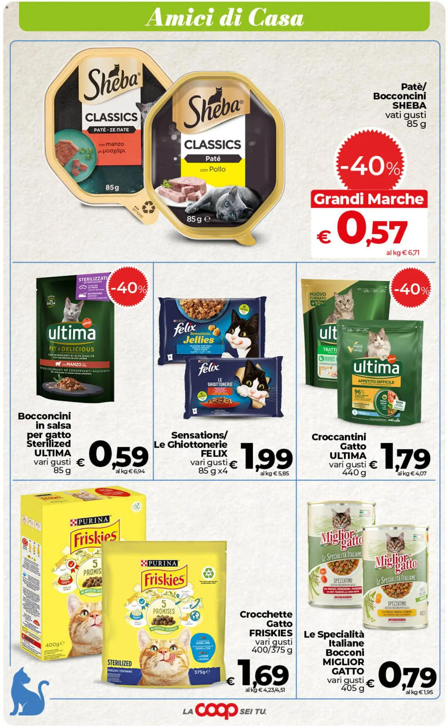 Volantino Ipercoop del 07.05.2026 | Pagina: 51 | Prodotti: Manzo, Trota, Crocchette, Crocchette gatto