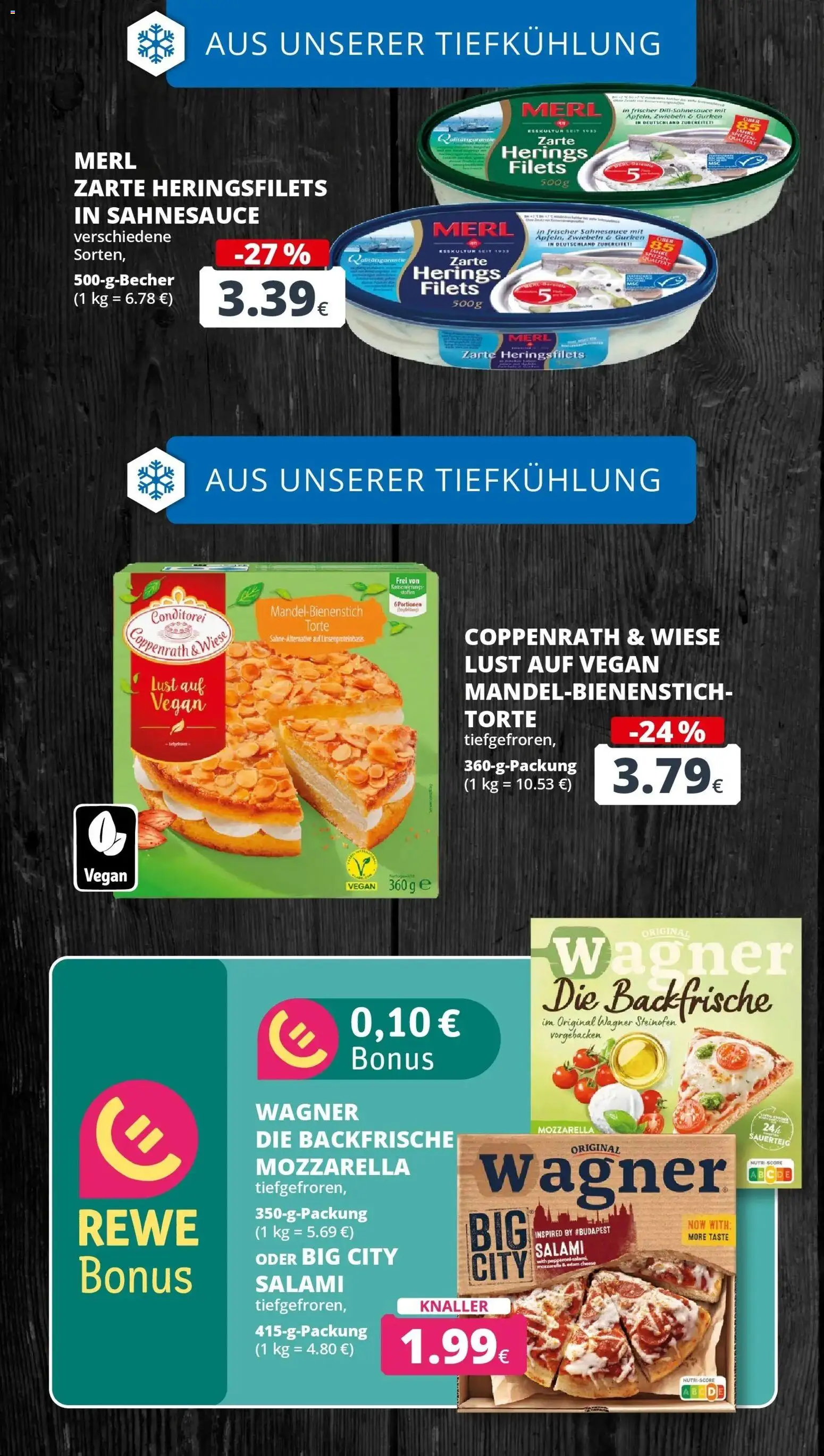 REWE Prospekt ab 19.10.2026 zum Blättern » Angebote | Seite: 20 | Produkte: Zwiebeln, Dill, Salami, Gurken
