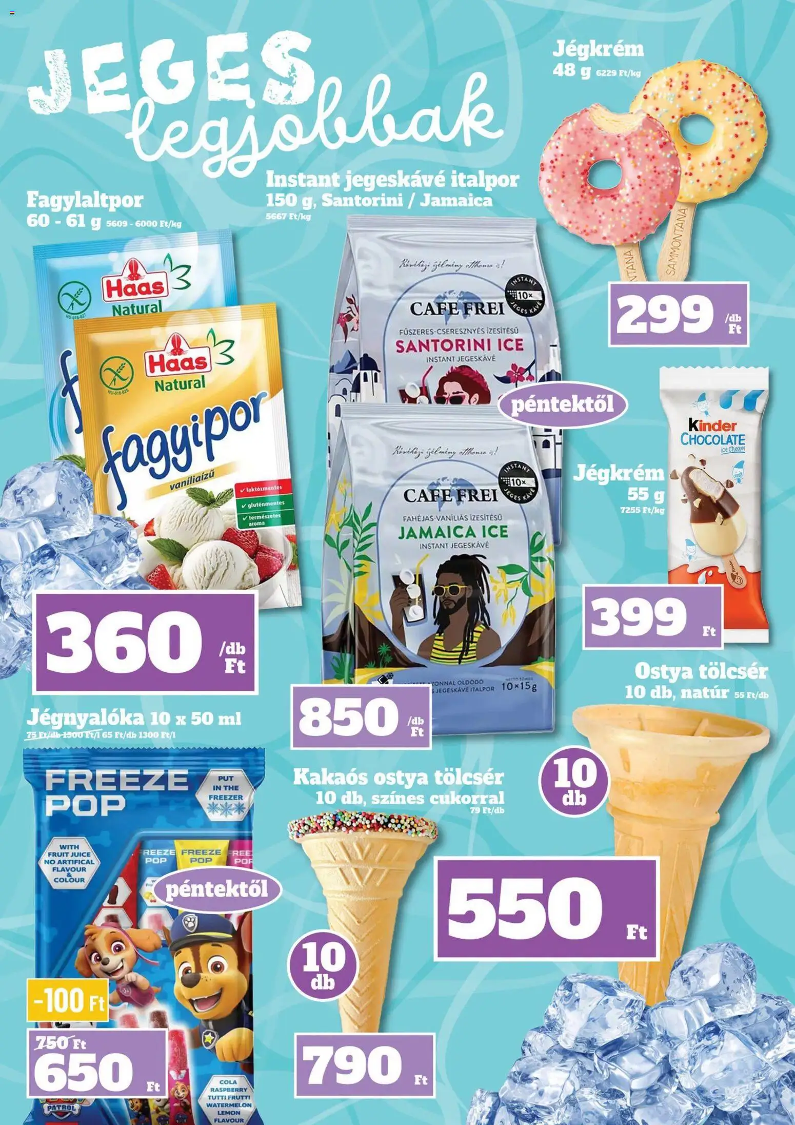 Family Diszkont akciós ujság - amely érvényes a következő dátumtól: 2026.07.09. | Oldal: 7 | Termékek: Cola, Fagylaltpor, Gluténmentes, Italpor