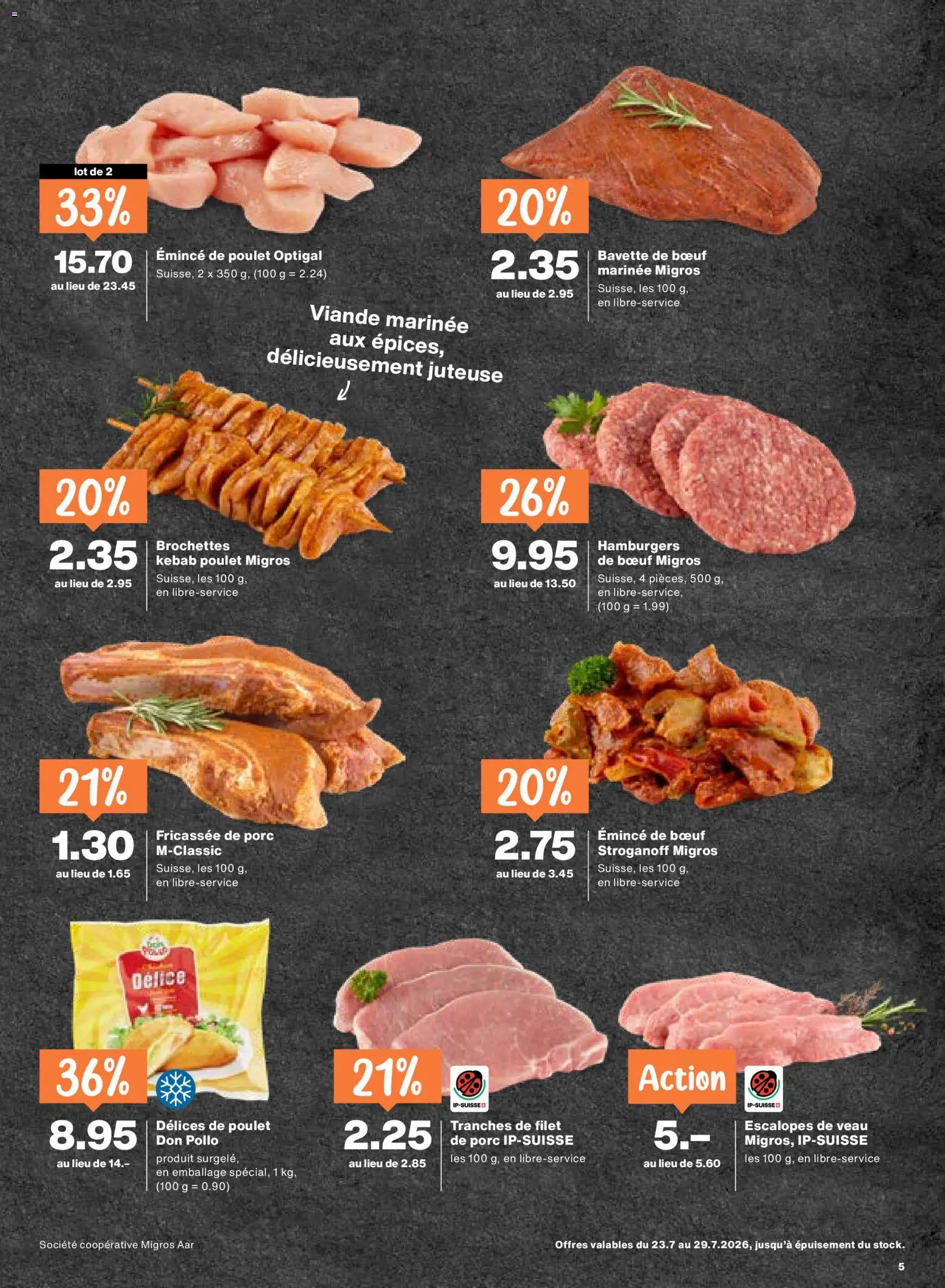 Migros aktionen FR – gültig ab 23.07.2026 | Seite: 5