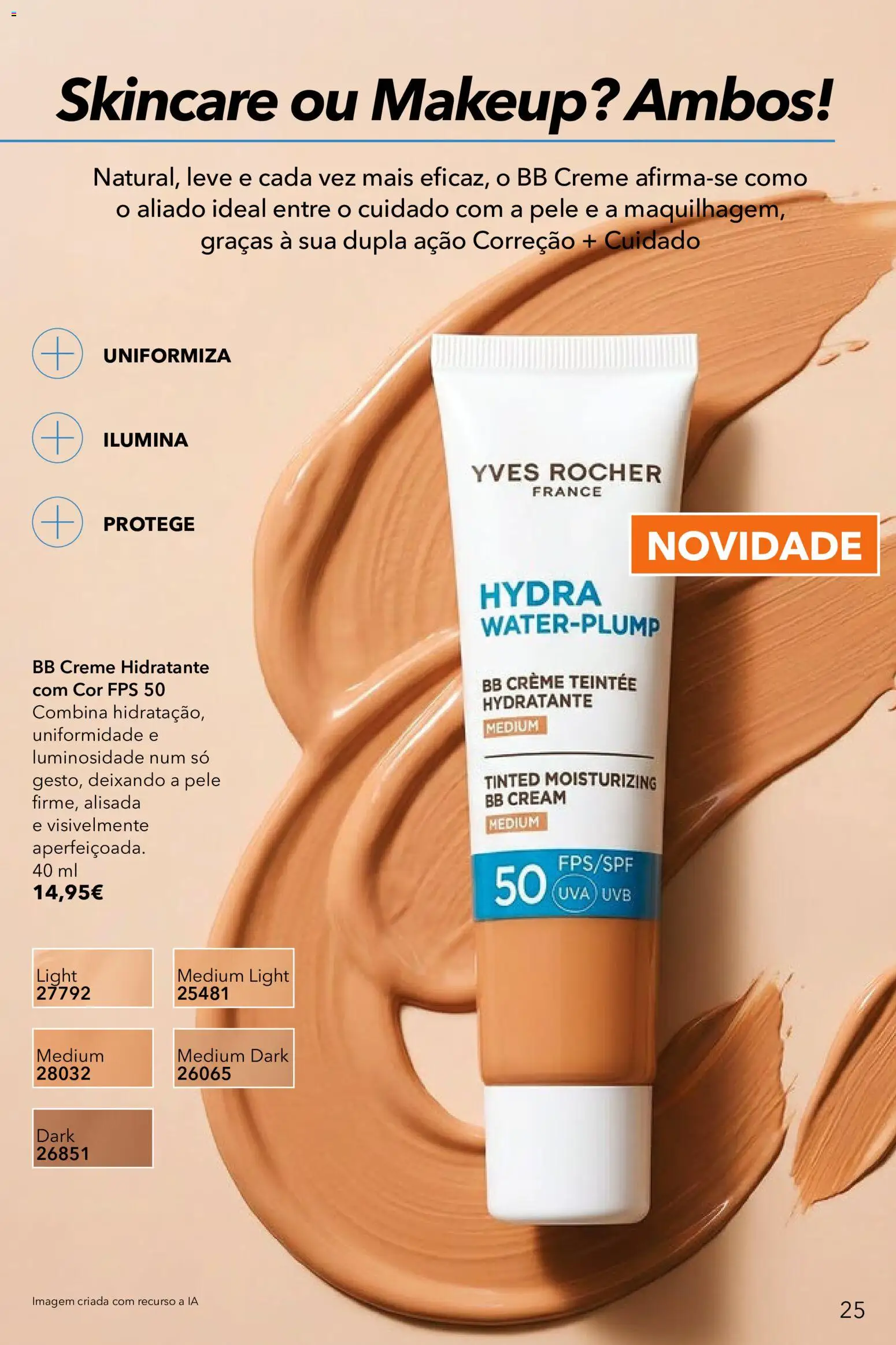 Yves Rocher catálogo 8 │ válido de 03.06.2026 | Página: 25 | Produtos: Creme