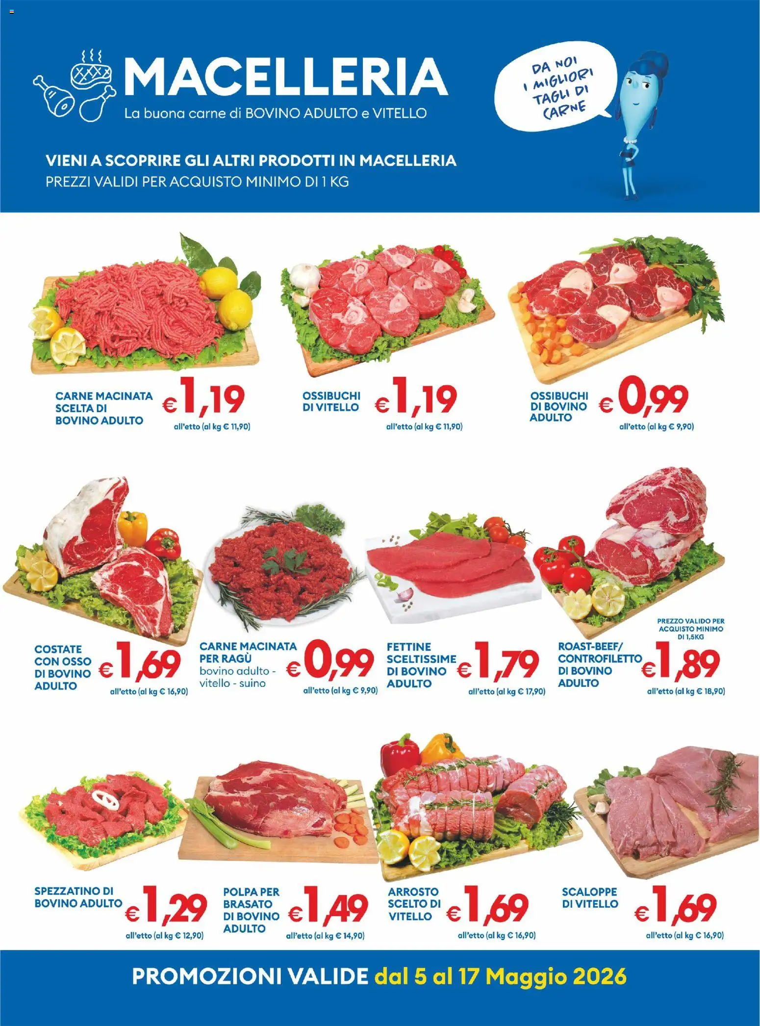 Volantino MD Discount del 05.05.2026 | Pagina: 8 | Prodotti: Arrosto, Suino, Ragú, Vitello