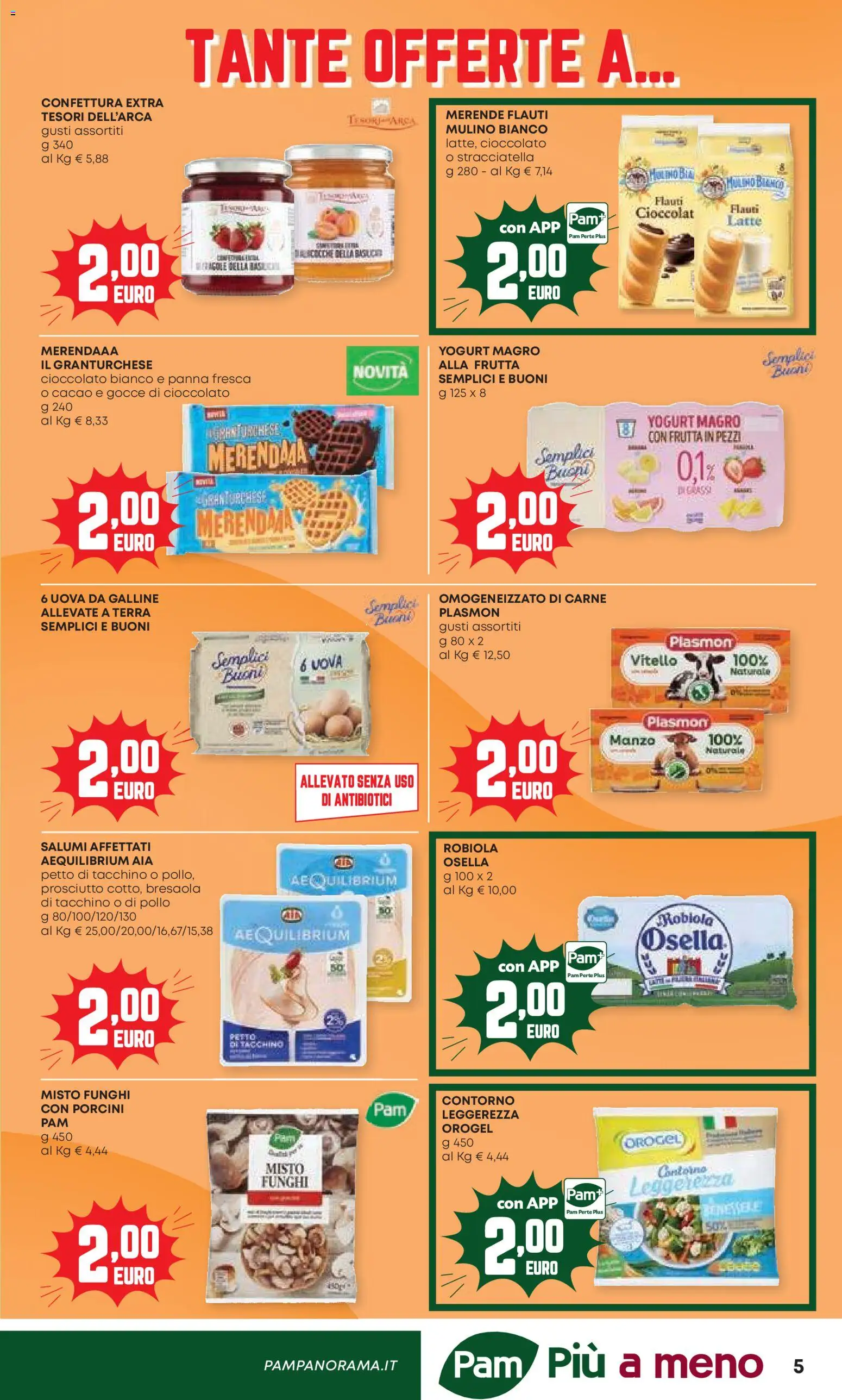 Volantino Panorama del 24/09/2026 | Pagina: 5 | Prodotti: Cioccolato, Vitello, Cioccolato bianco, Robiola