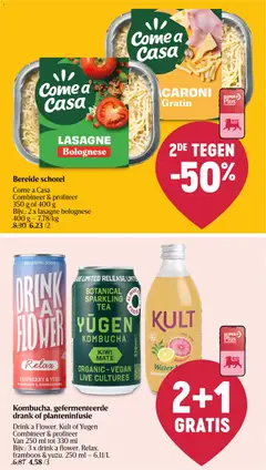 LASAGNE Bolognese, A ready-made lasagna meal with bolognese sauce and cheese, in an aluminum tray. - Voorbeeld van een folder van Delhaize, geldig van 04.06.2026 | Pagina: 19
