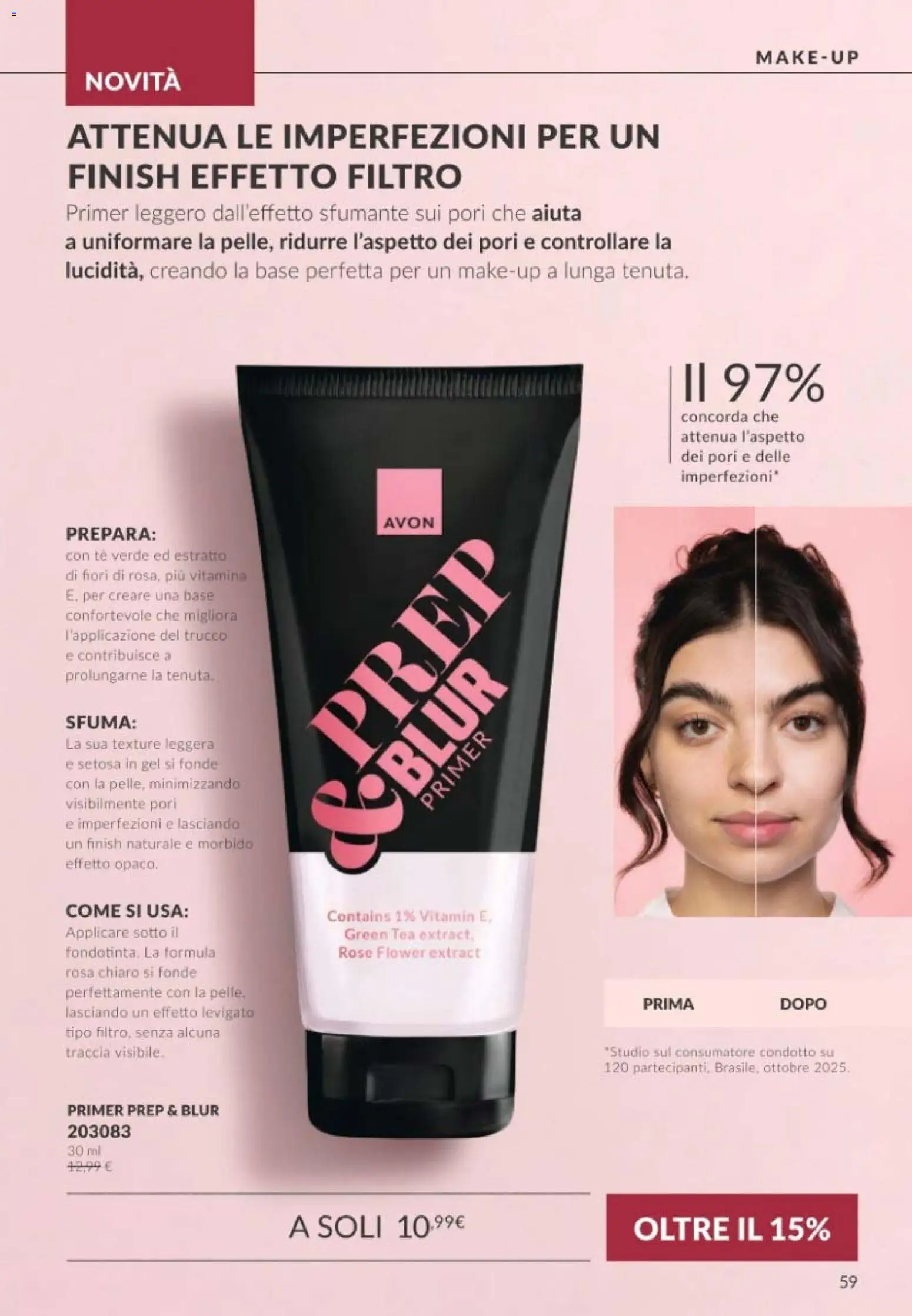 Volantino Avon del 01/10/2026 | Pagina: 59 | Prodotti: Tè, Fiori, Tè verde, Trucco