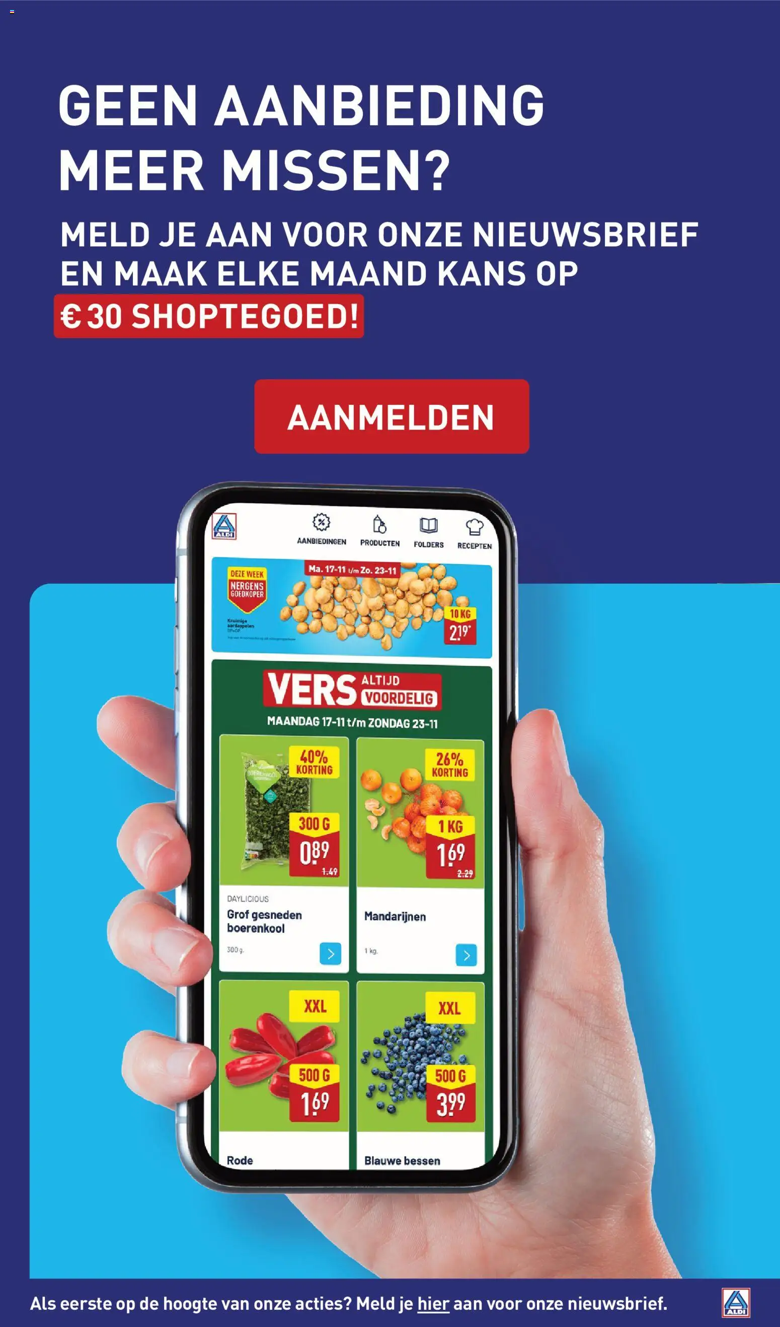 {H1} | Pagina: 60 | Producten: Folders, Boerenkool, Mandarijnen, Aardappelen