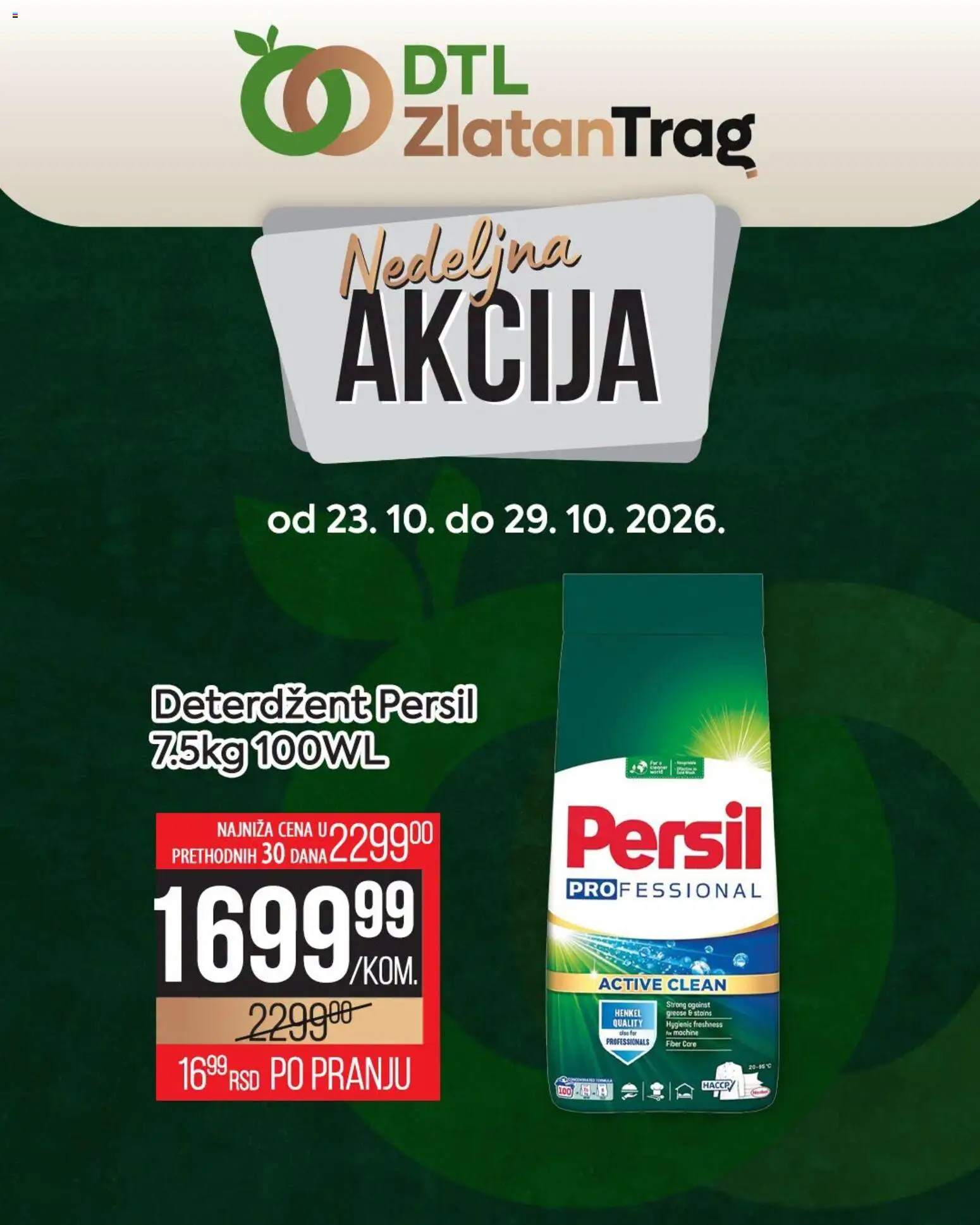 Zlatan Trag katalog - važi od 23.10.2026 | Strana: 6 | Proizvode: Deterdžent, Persil