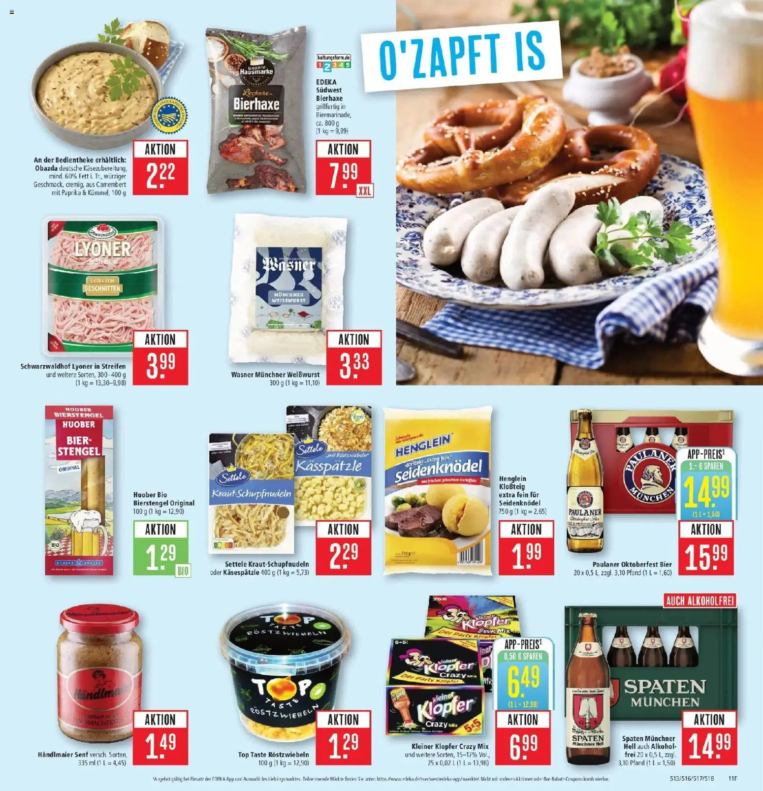 Marktkauf Prospekt Kirchheim (ab 14.09.2026) » Angebote online | Seite: 13 | Produkte: Top, Kartoffeln, Paprika, Paulaner