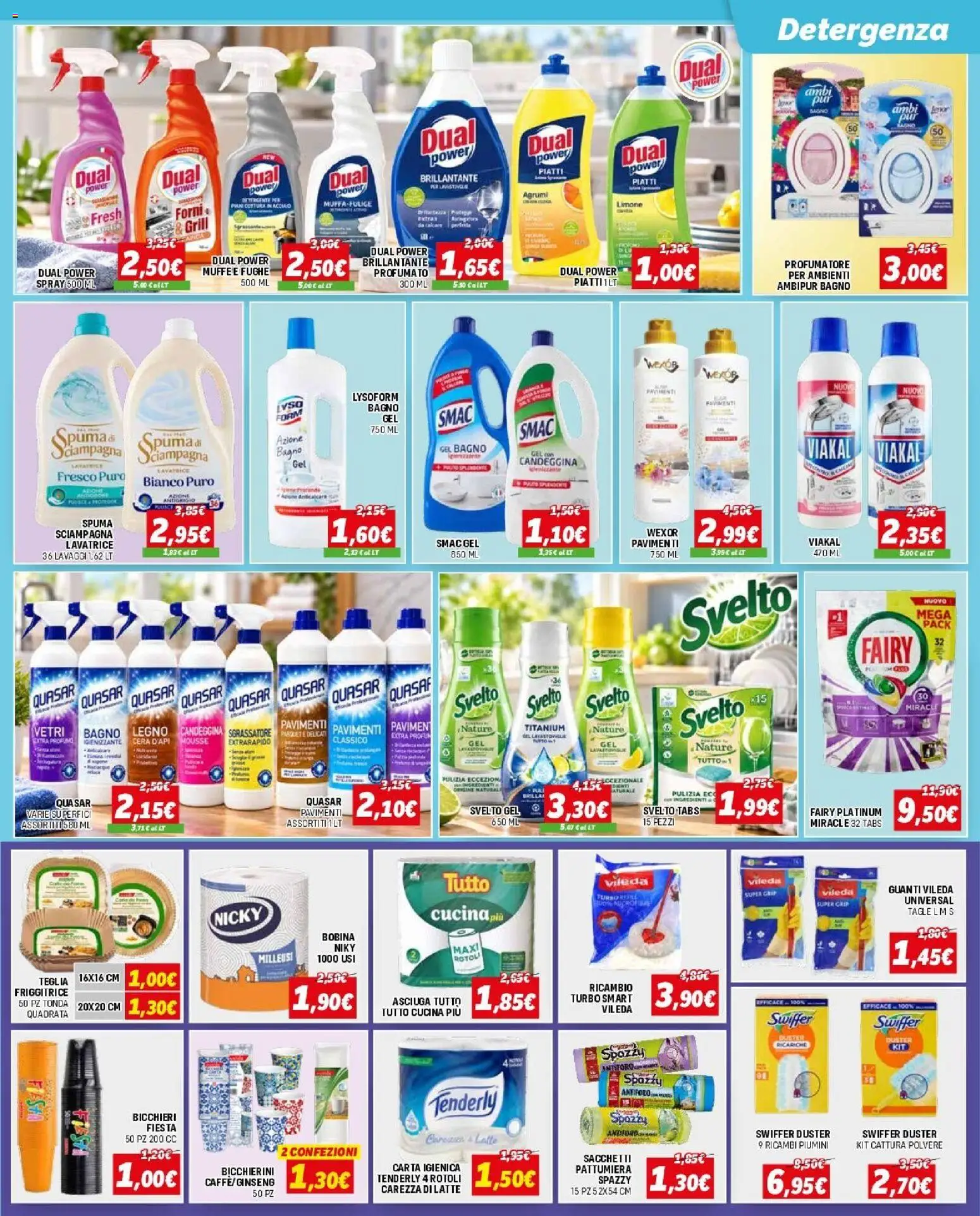 Volantino Orizzonte del 08/10/2026 | Pagina: 7 | Prodotti: Candeggina, Agrumi, Lavatrice, Bagno