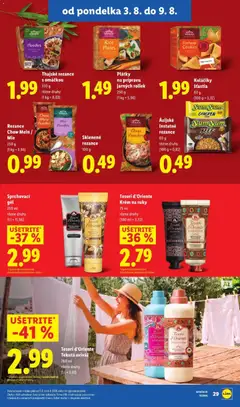 Lidl leták platný od 03.08.2026 | Strana: 42 | Produkty: Krém na ruky, Aviváž, Rezance, Krém