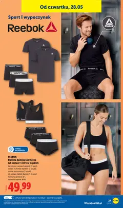 Pogląd oferty "REEBOK Bielizna damska lub męska lub zestaw T-shirtów męskich, do wyboru: zestaw bokserek (3 pary), zestaw T-shirtów męskich (2 sztuki), zestaw biustonoszy (2 sztuki) lub zestaw majtek damskich (3 pary) rozmiary damskie: S-L rozmiary męskie: M-XL" - ważna od 25.05.2026 | Strona: 31 | Produkty: Bielizna
