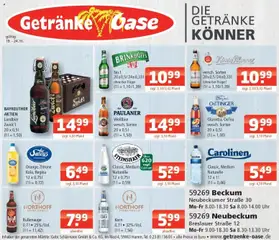Angebote - Getränke Oase: Getränkeangebote ab 19.10.2026 gültig
