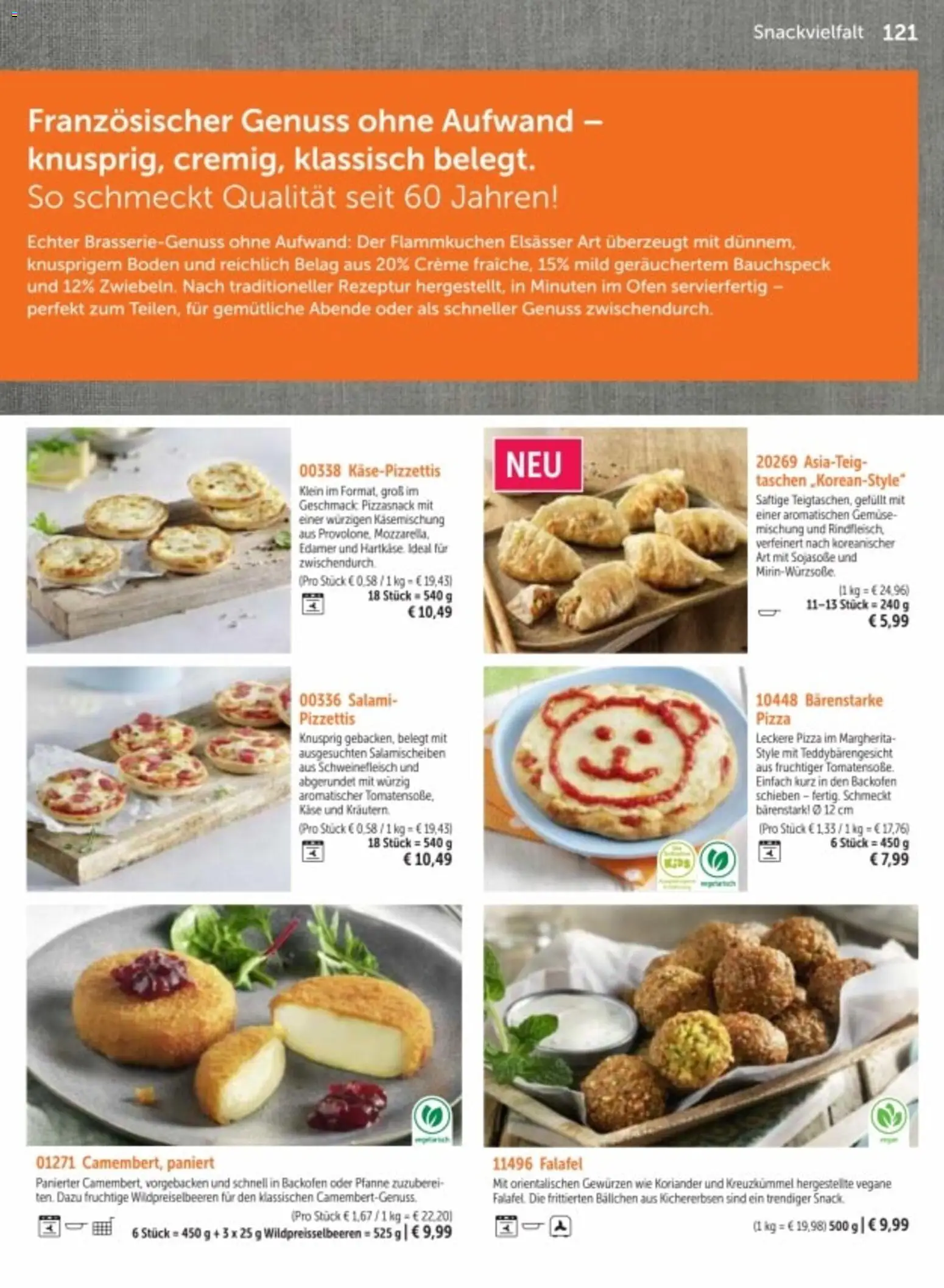 Bofrost Katalog – gültig ab 06.03.2026 | Seite: 121 | Produkte: Sojasoße, Käse, Gemüse, Rindfleisch