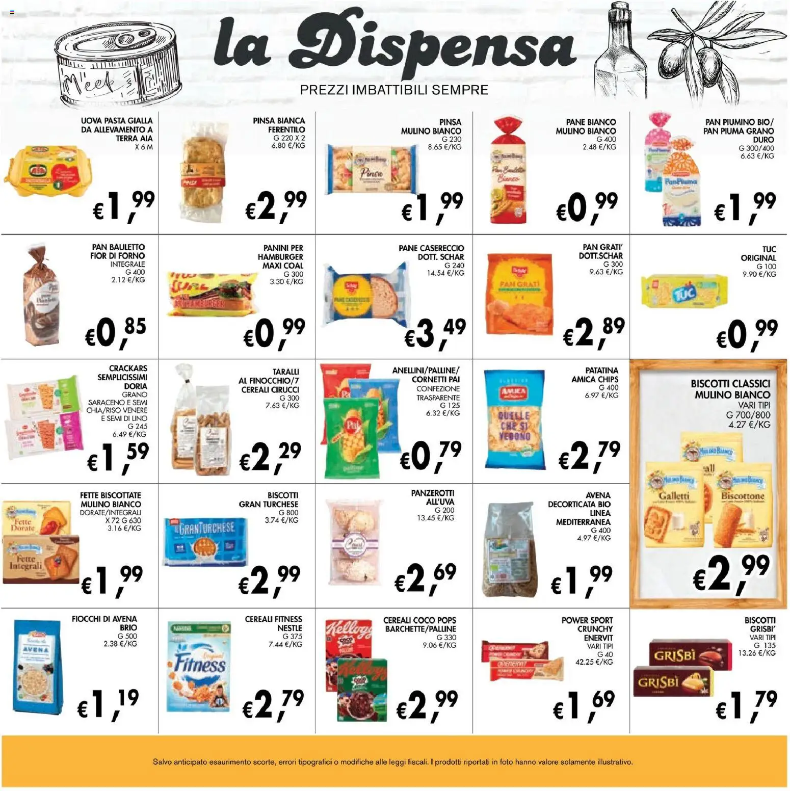 Volantino Coal del 28/08/2026 | Pagina: 15 | Prodotti: Cereali, Pasta, Taralli, Terra